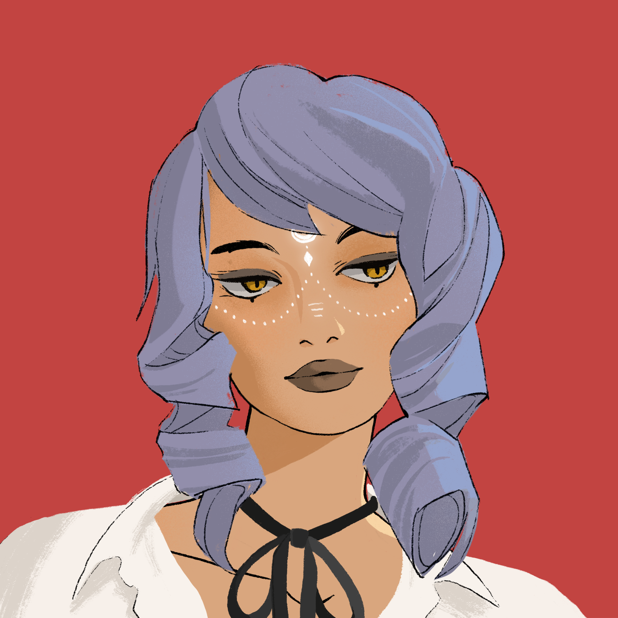 a portrait of Fuchsia the spry