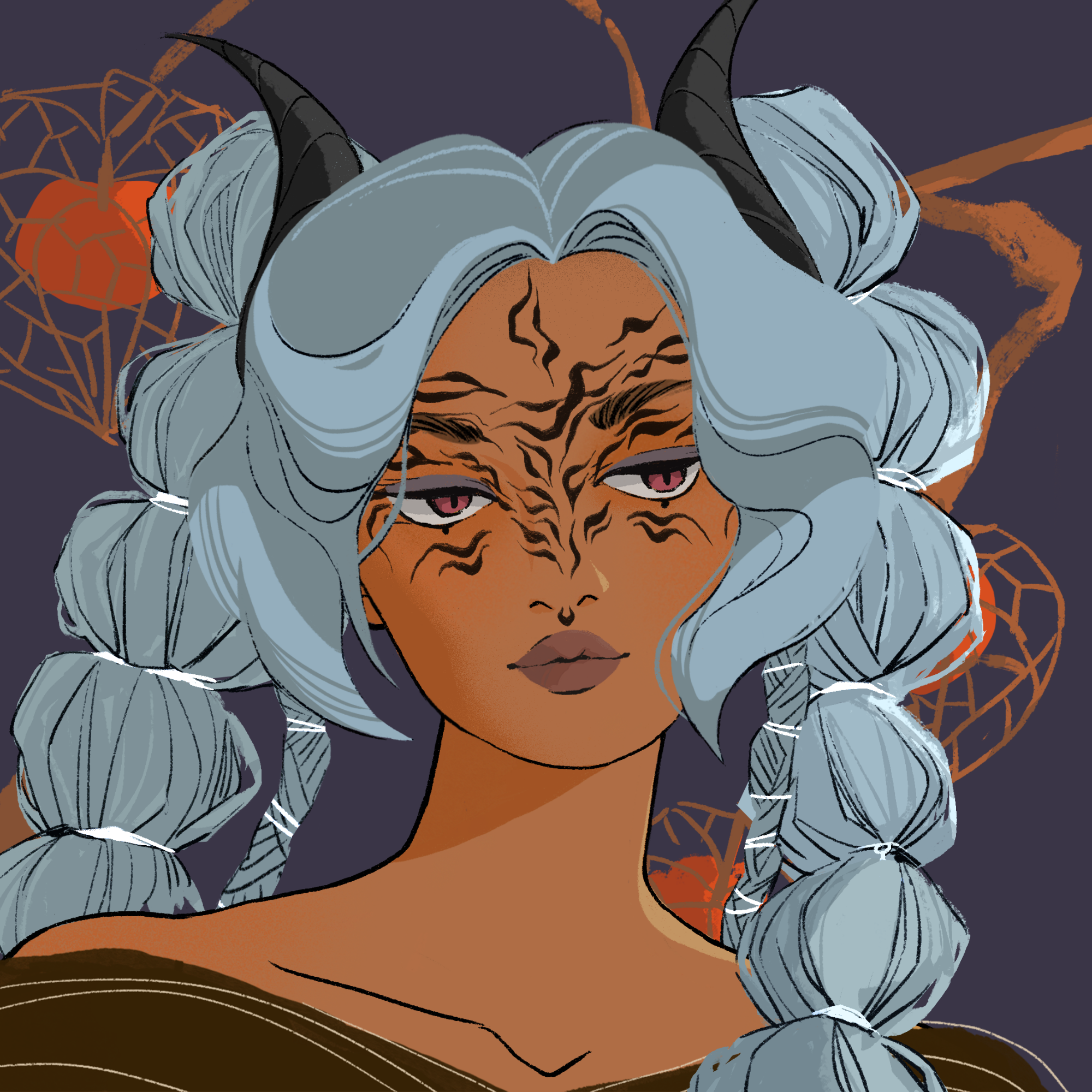 a portrait of Opala, the strange firecracker