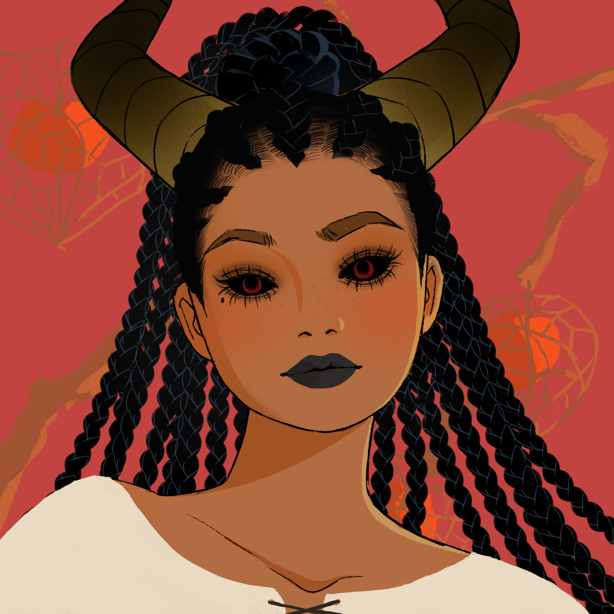 a portrait of Cereme, the wrathful propellant