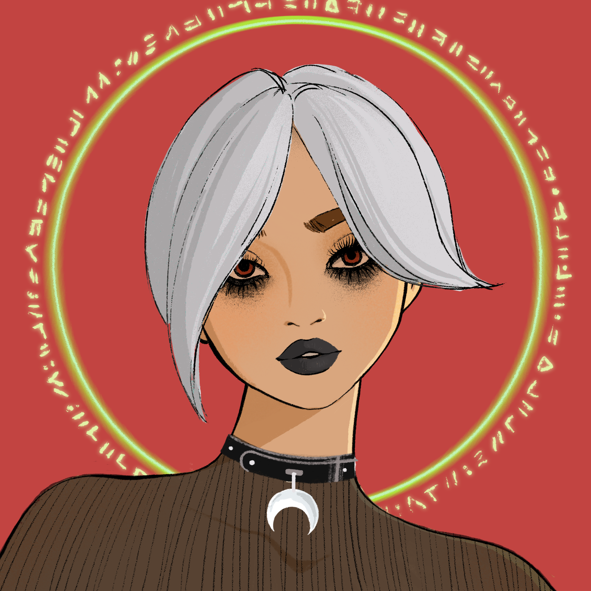 a portrait of Rigel magnet