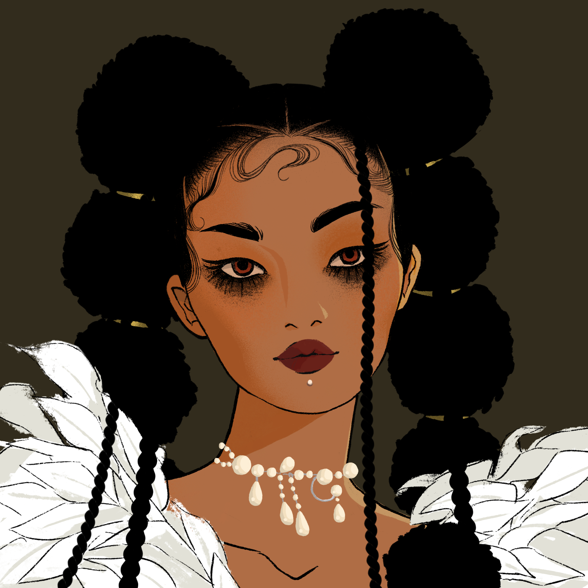 a portrait of Aspen the ancient