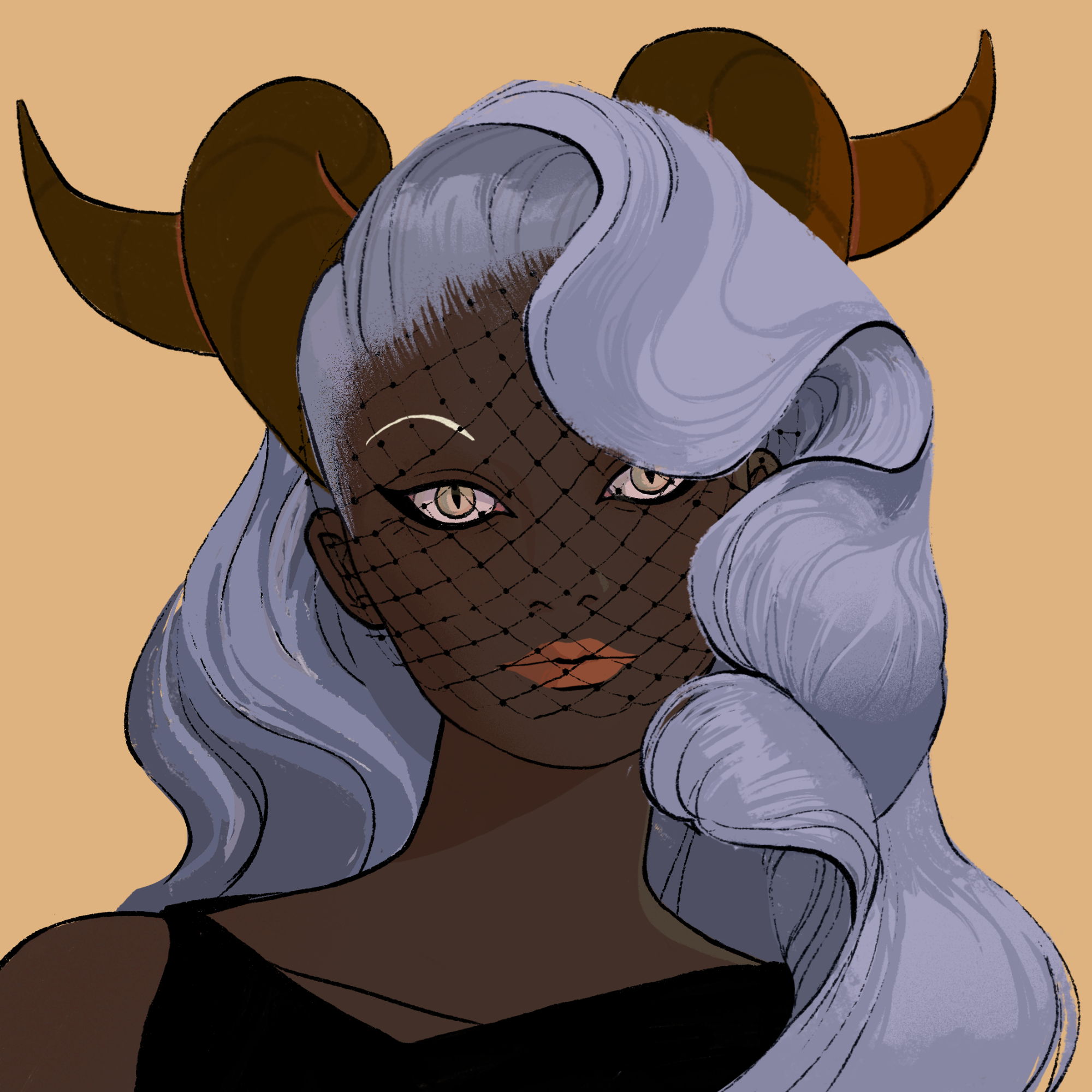 a portrait of Birch the merlot