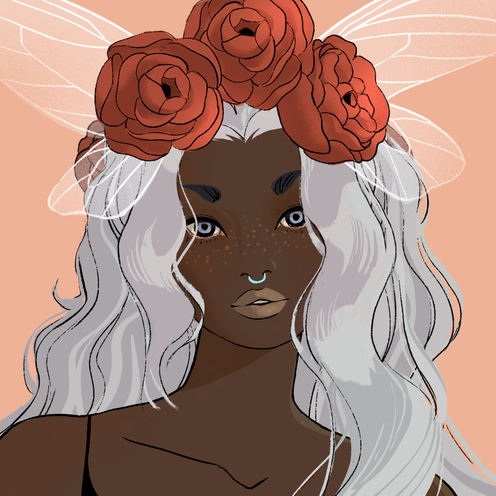 a portrait of Cayenne, the fragrant bucket