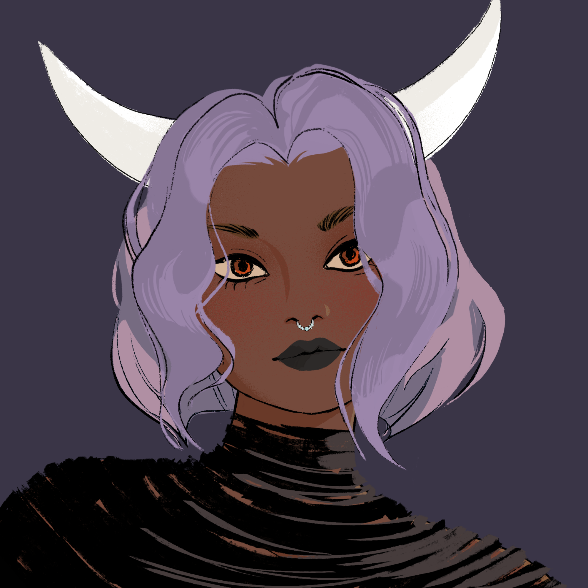 a portrait of Zimina, the raging cannon