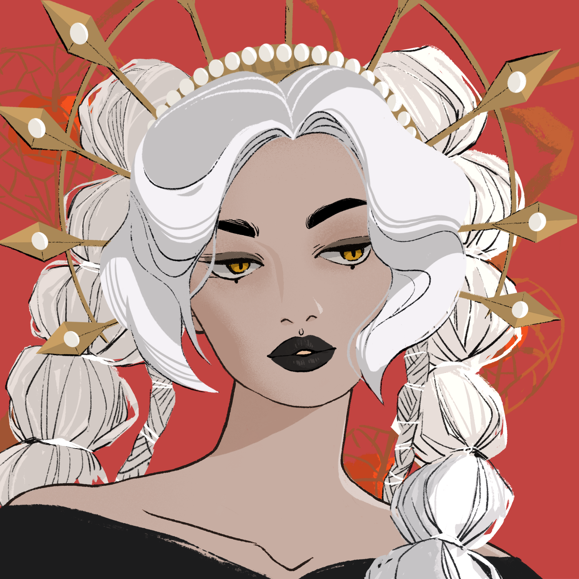 a portrait of Patchouli, the irresistible bustle