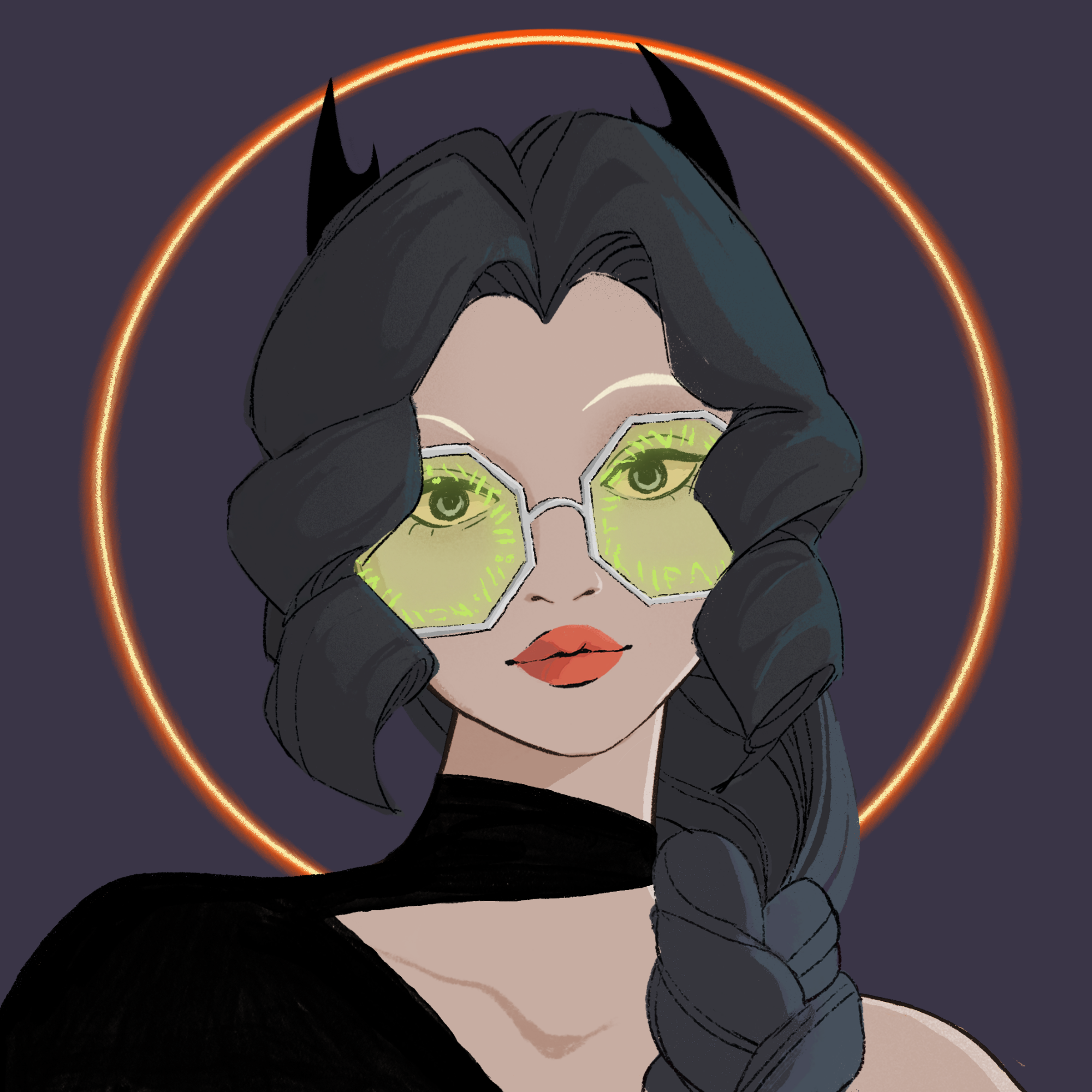 a portrait of Neptune, the literate spyglass