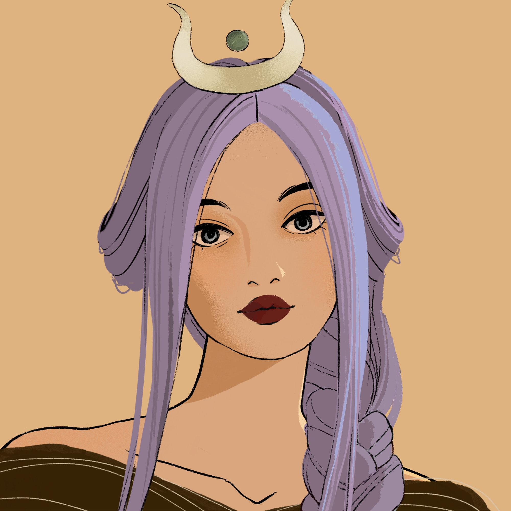 a portrait of Leilani of the void