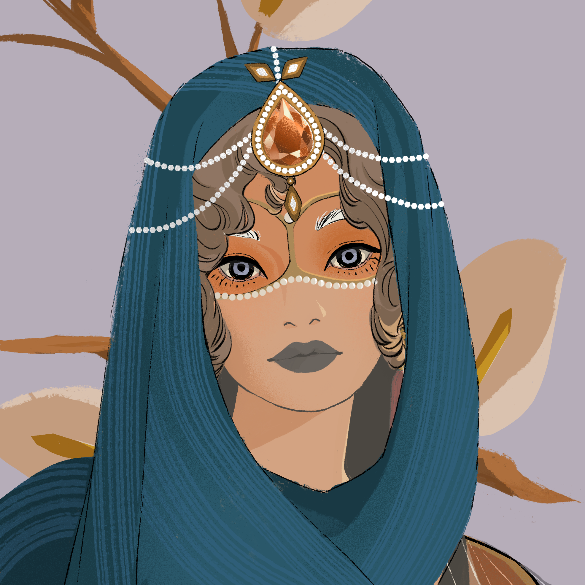 a portrait of Crepe, the sculptural curio