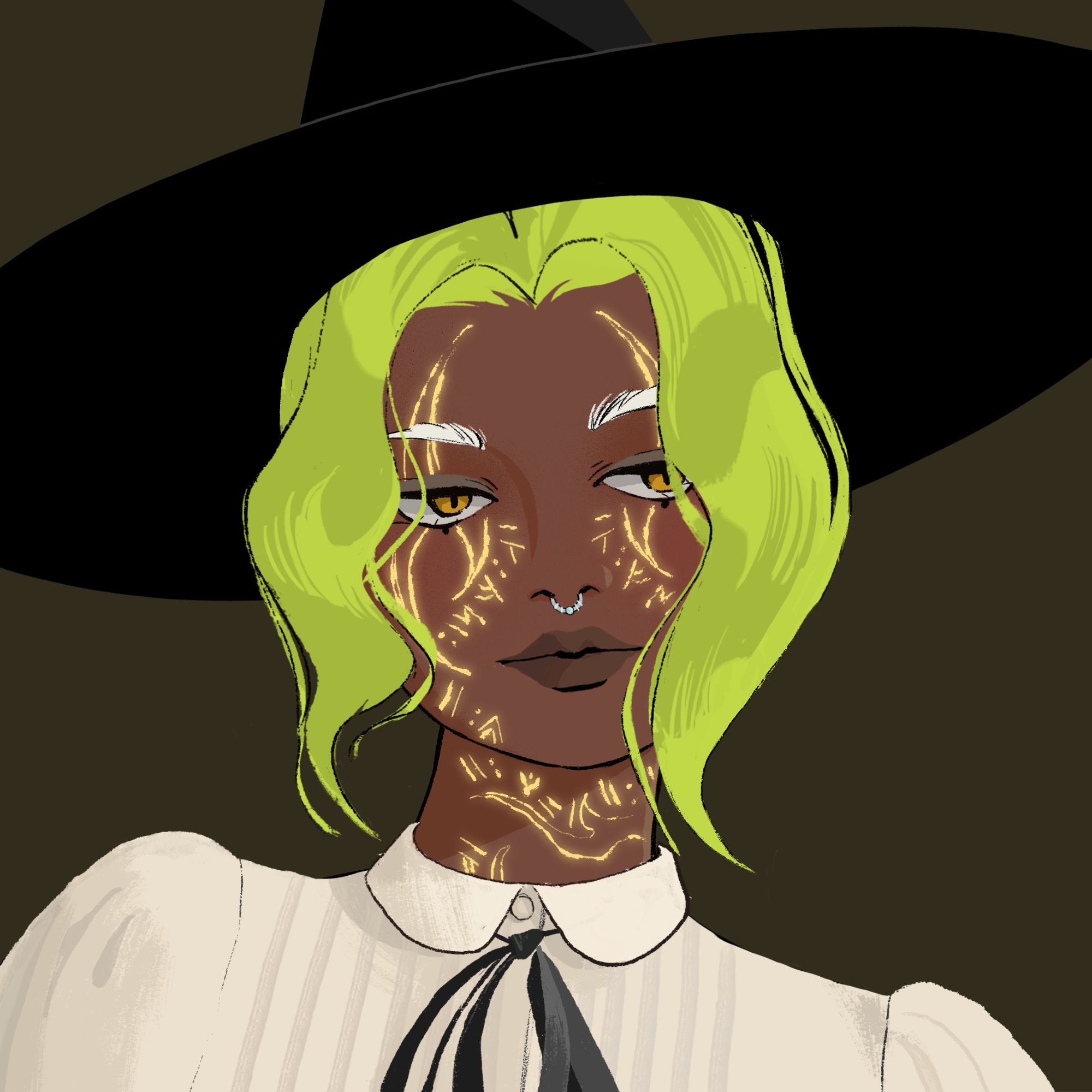 a portrait of Crux, the binary hourglass