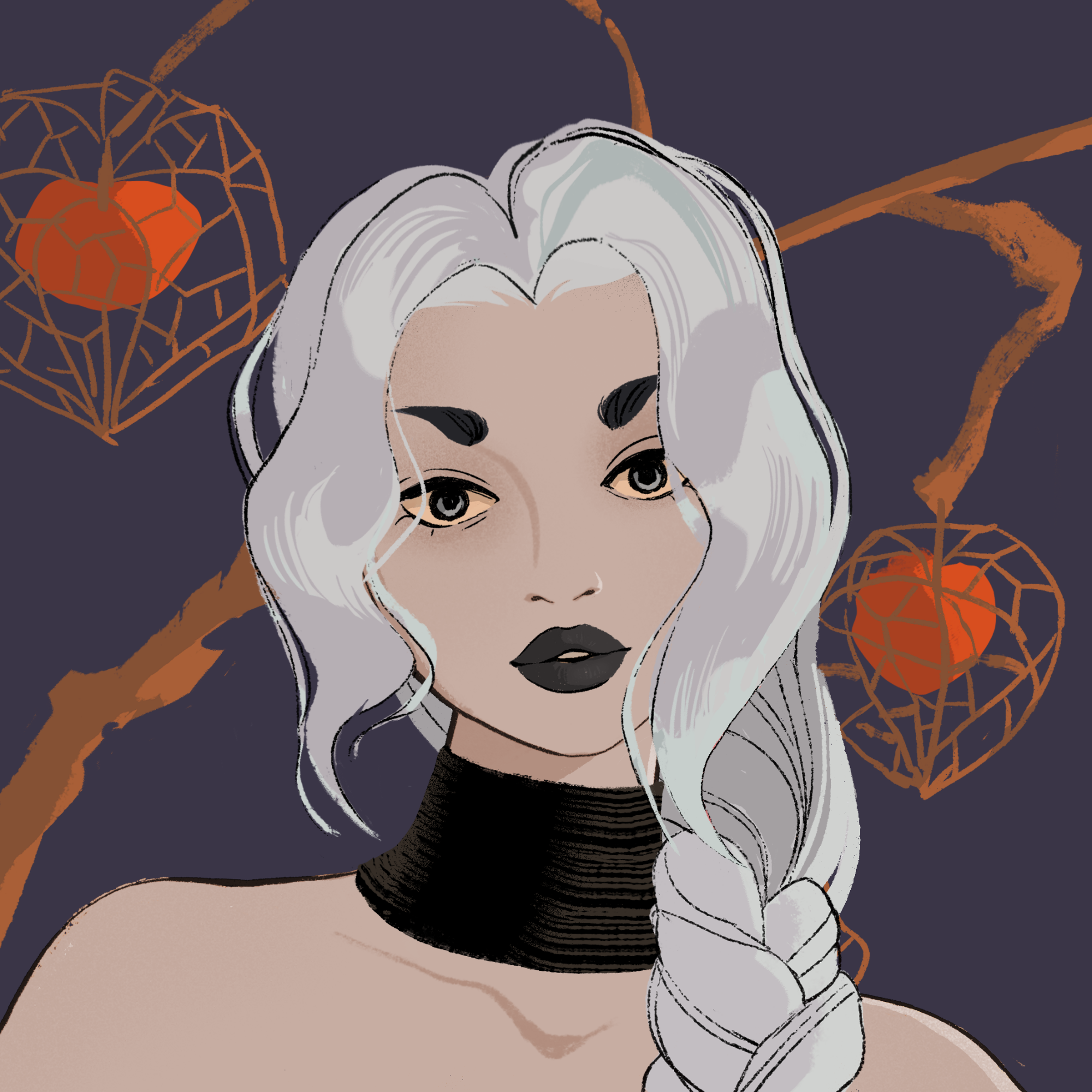 a portrait of Mashu, the scorched havoc