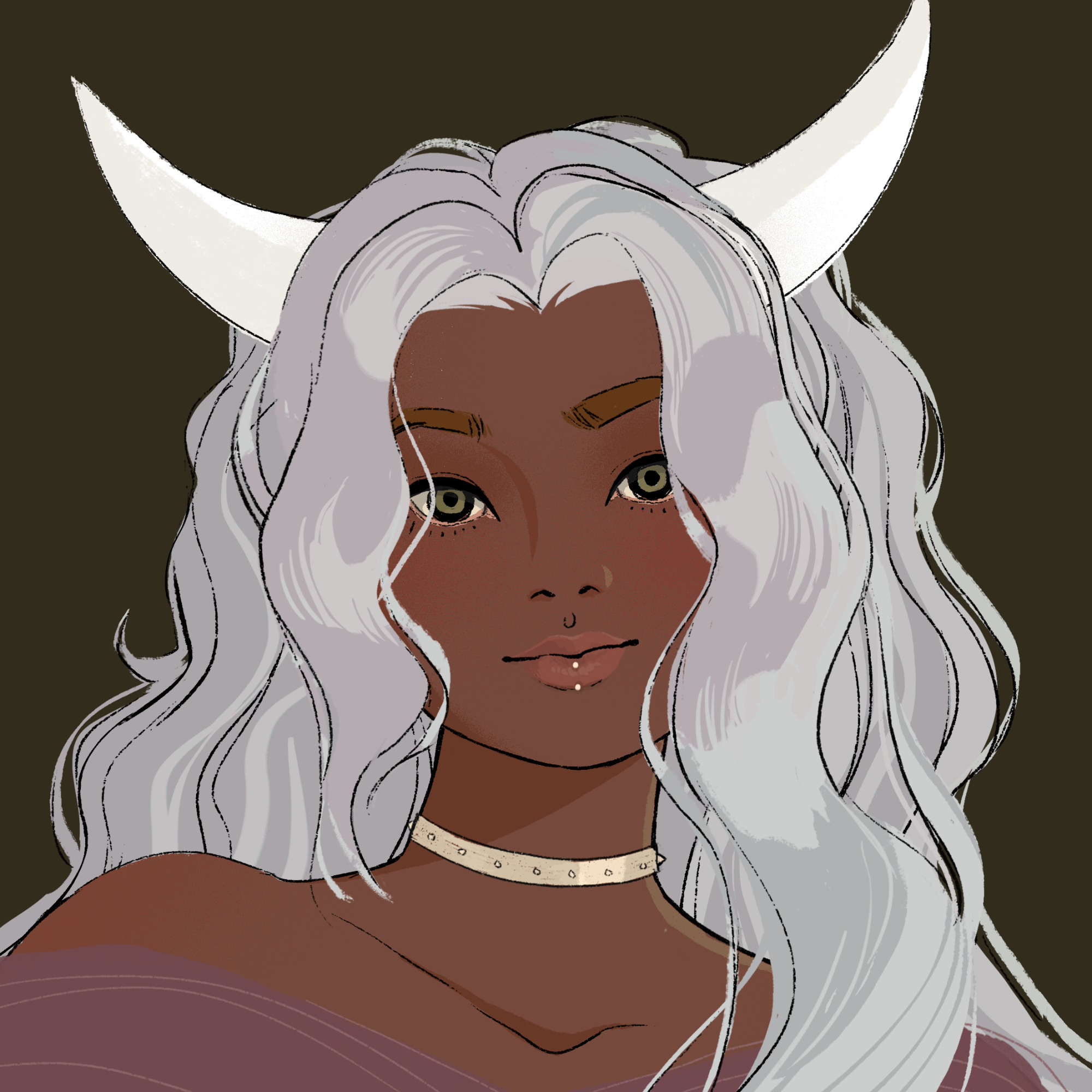 a portrait of Rosemary, the solemn pudding