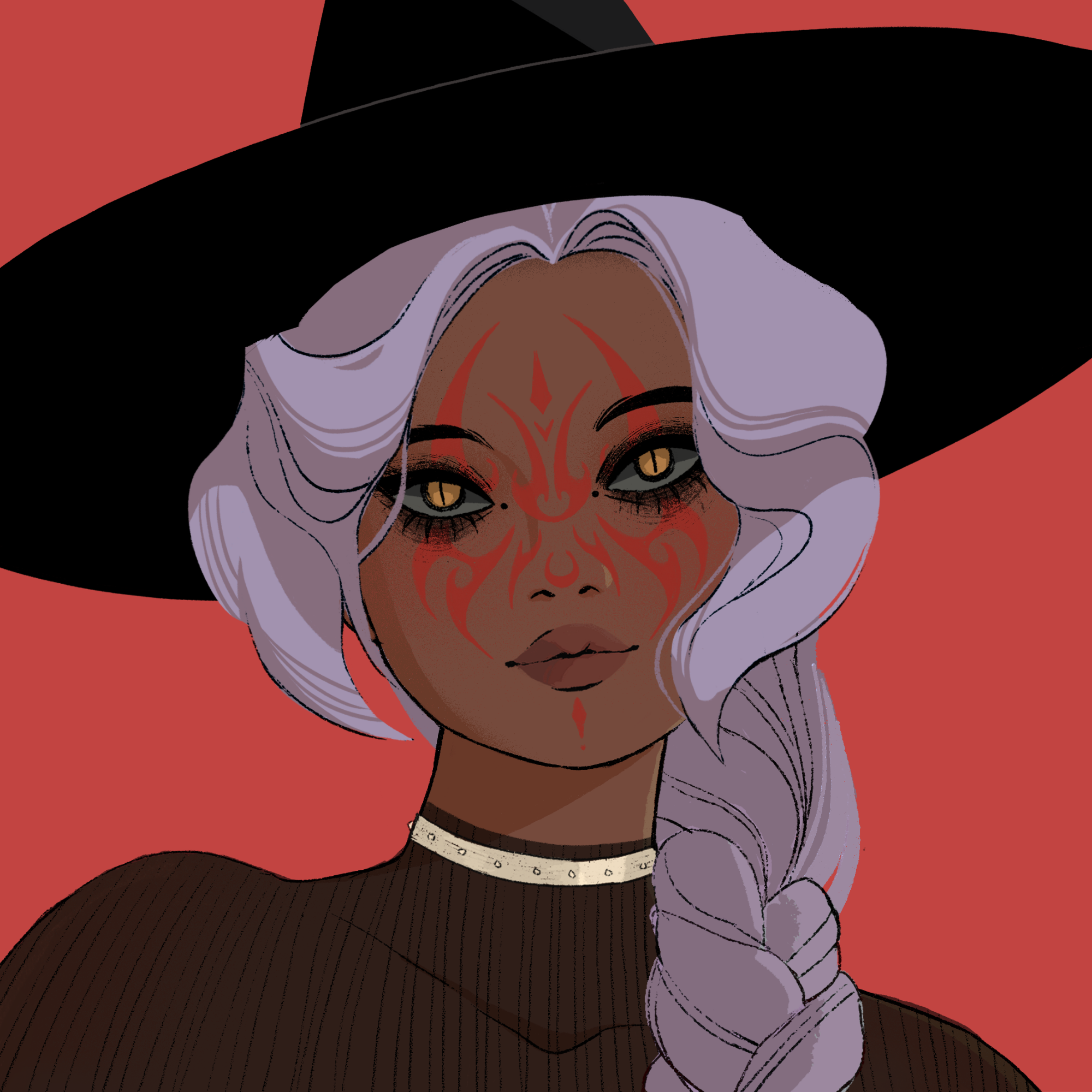 a portrait of Solarflare, the heedless blaze