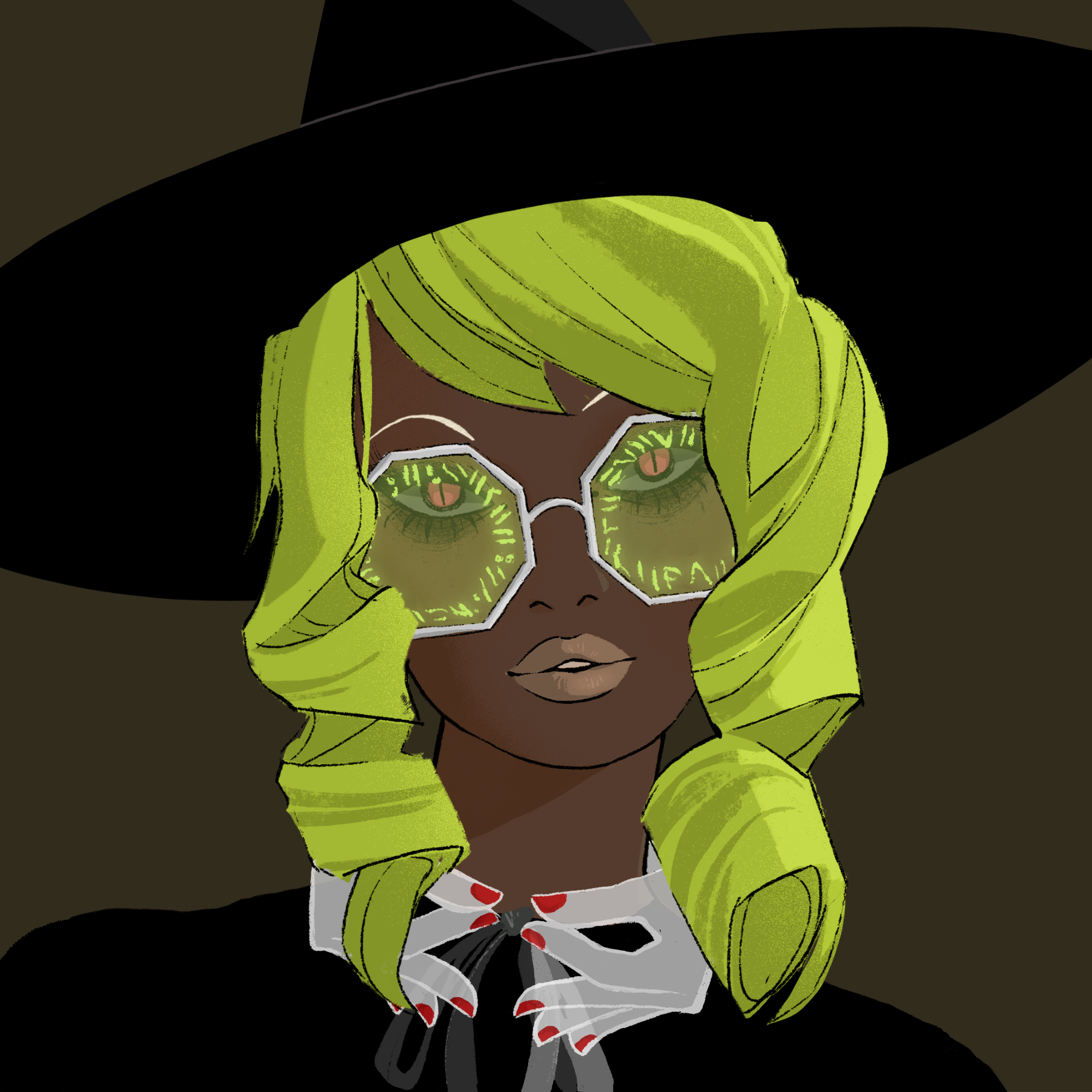 a portrait of Sagitta the fair