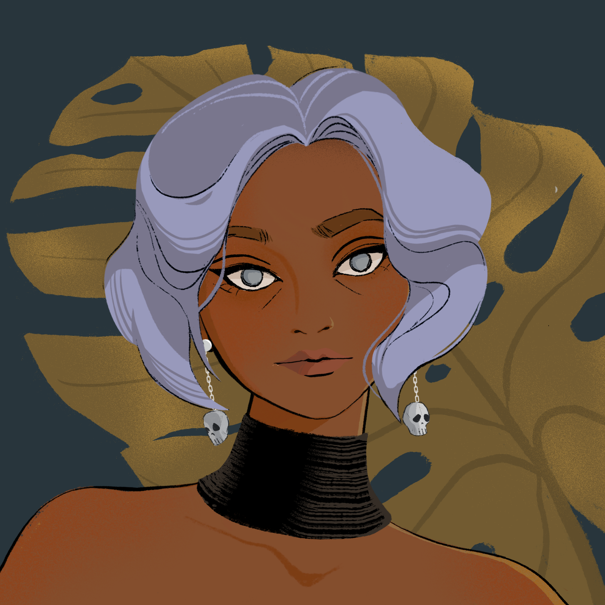 a portrait of Mistress tomb