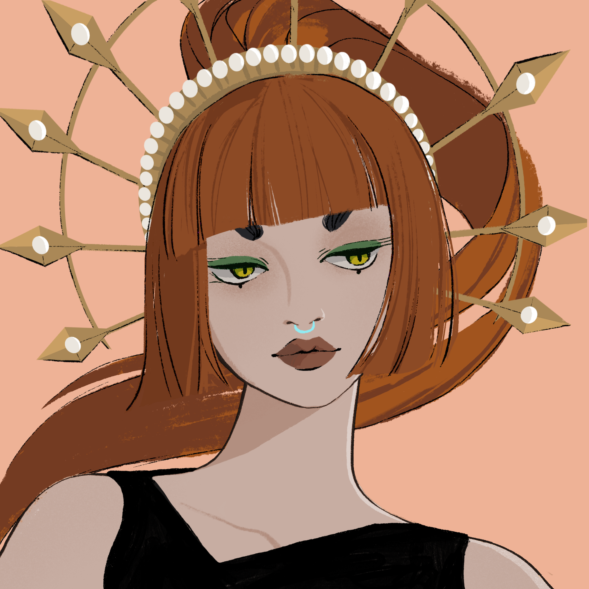 a portrait of Neroli, the gracious powder