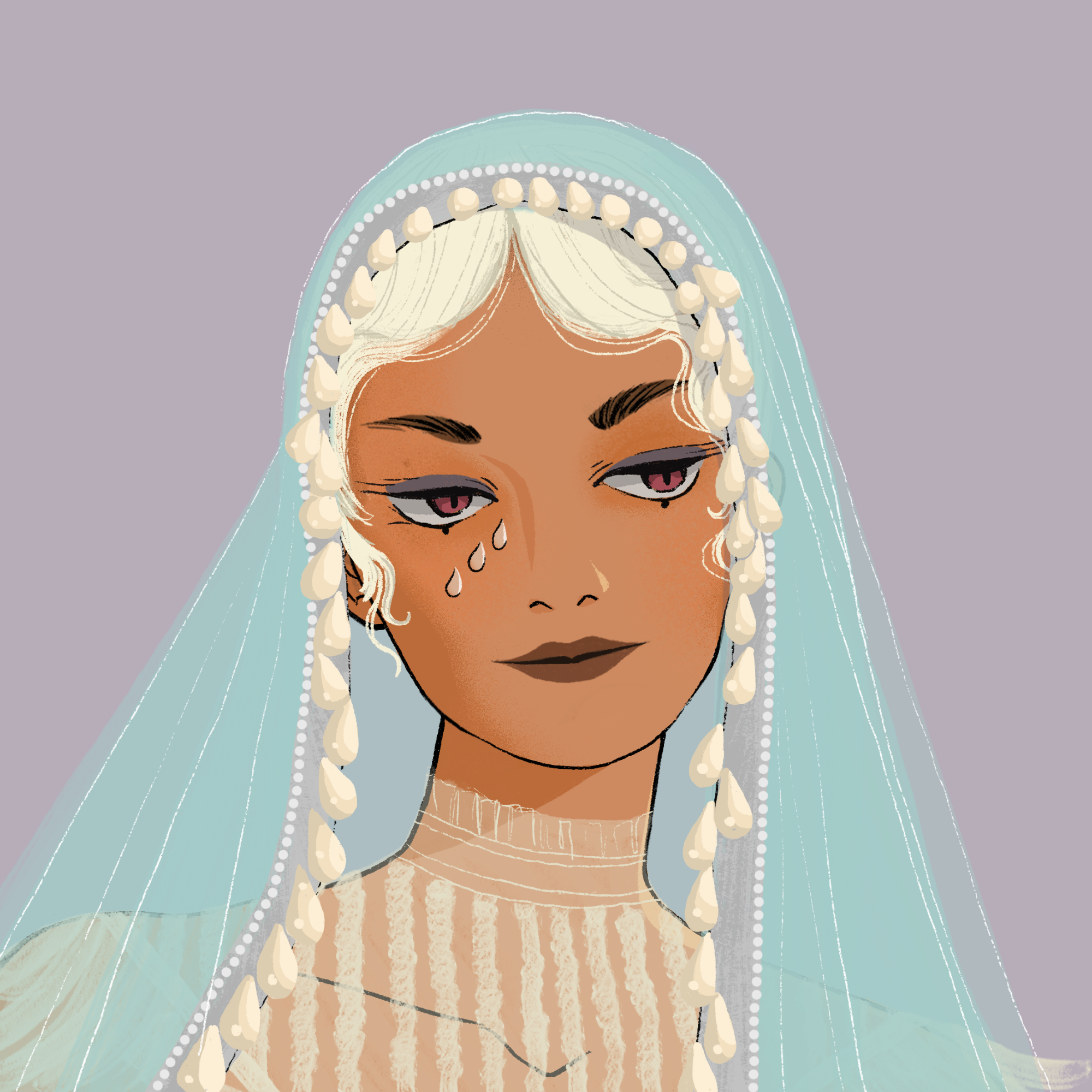 a portrait of Mademoiselle taffeta