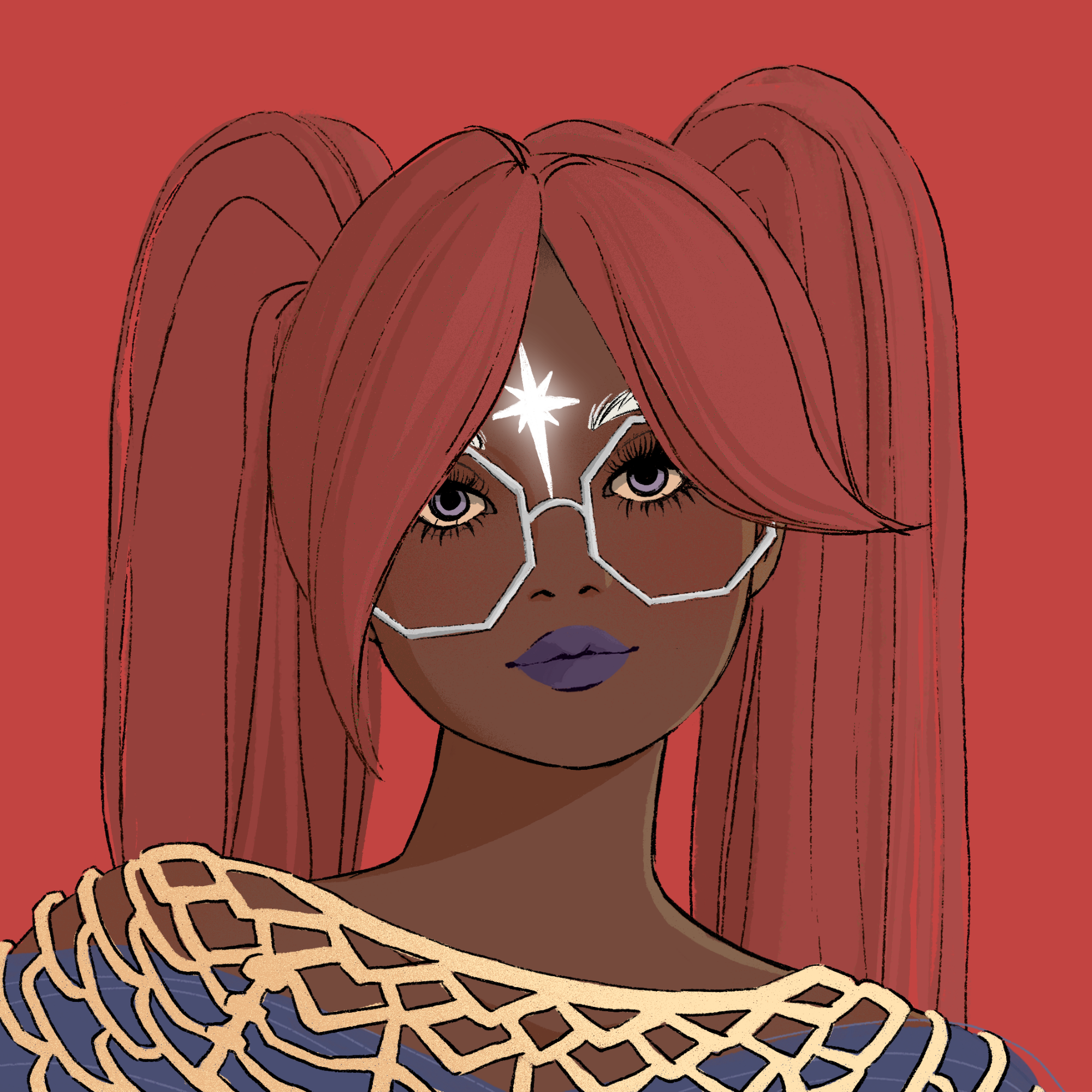 a portrait of Chantarelle the light