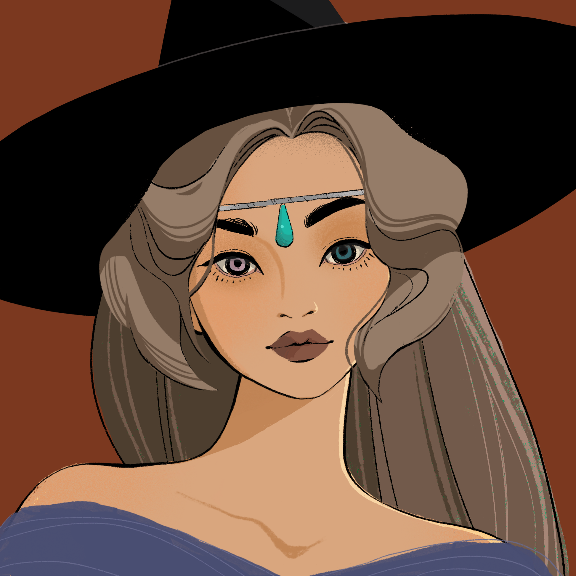 a portrait of Amyris, the bewitching chalice