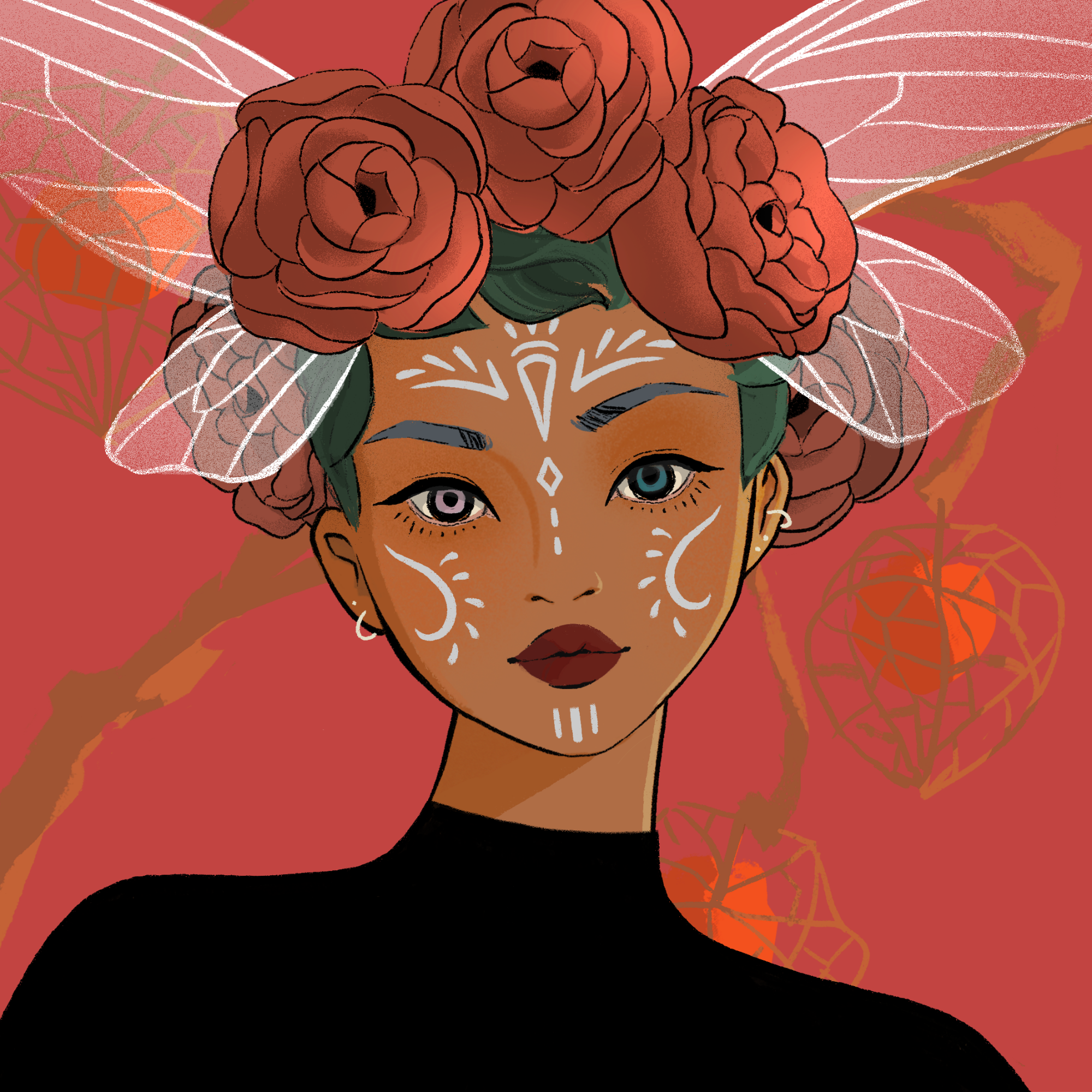 a portrait of Zinnia, the honest bread roll