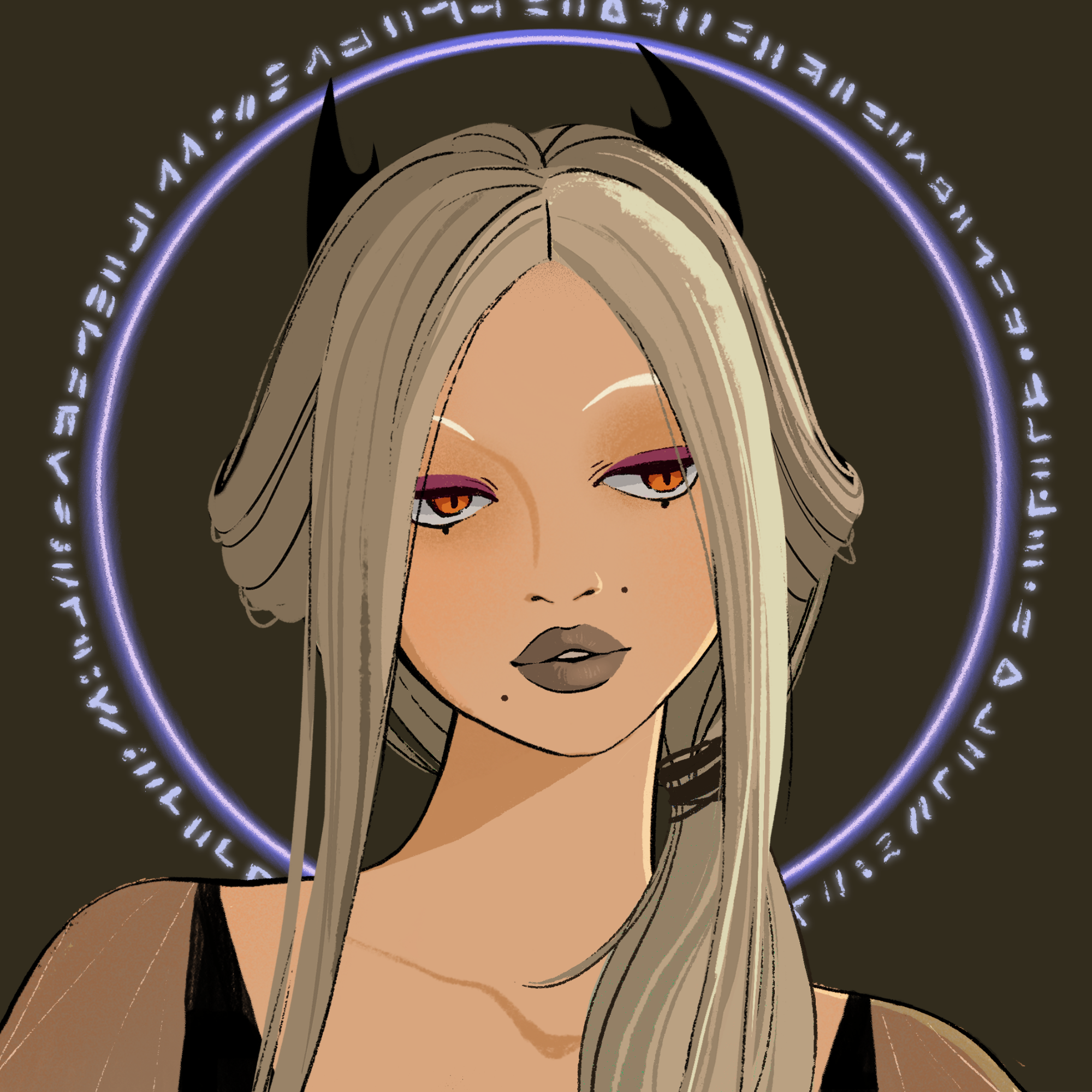 a portrait of Mimosa, the incessant arc