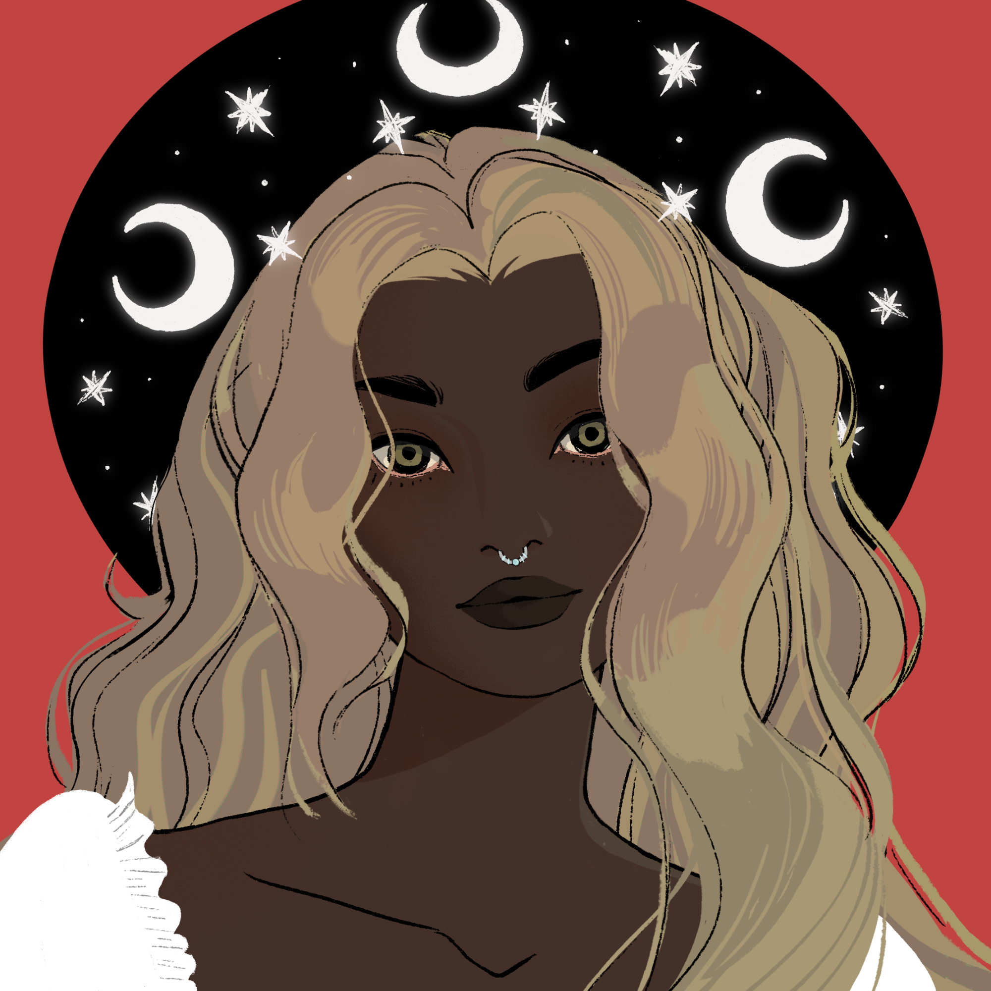 a portrait of Truffle haystack