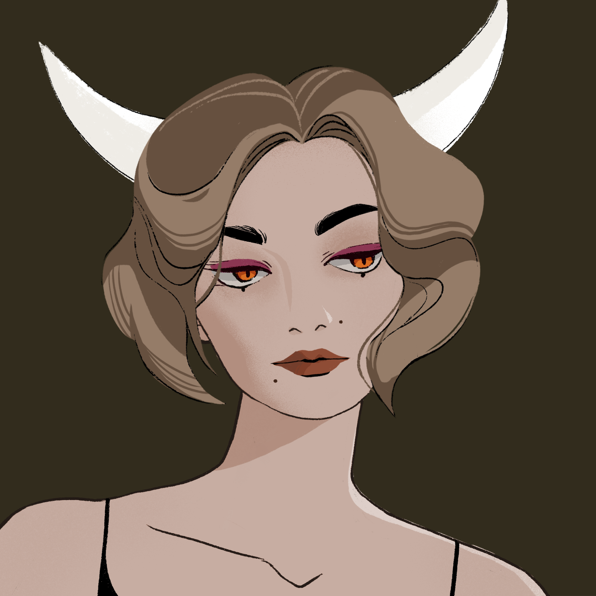 a portrait of Granny canvas