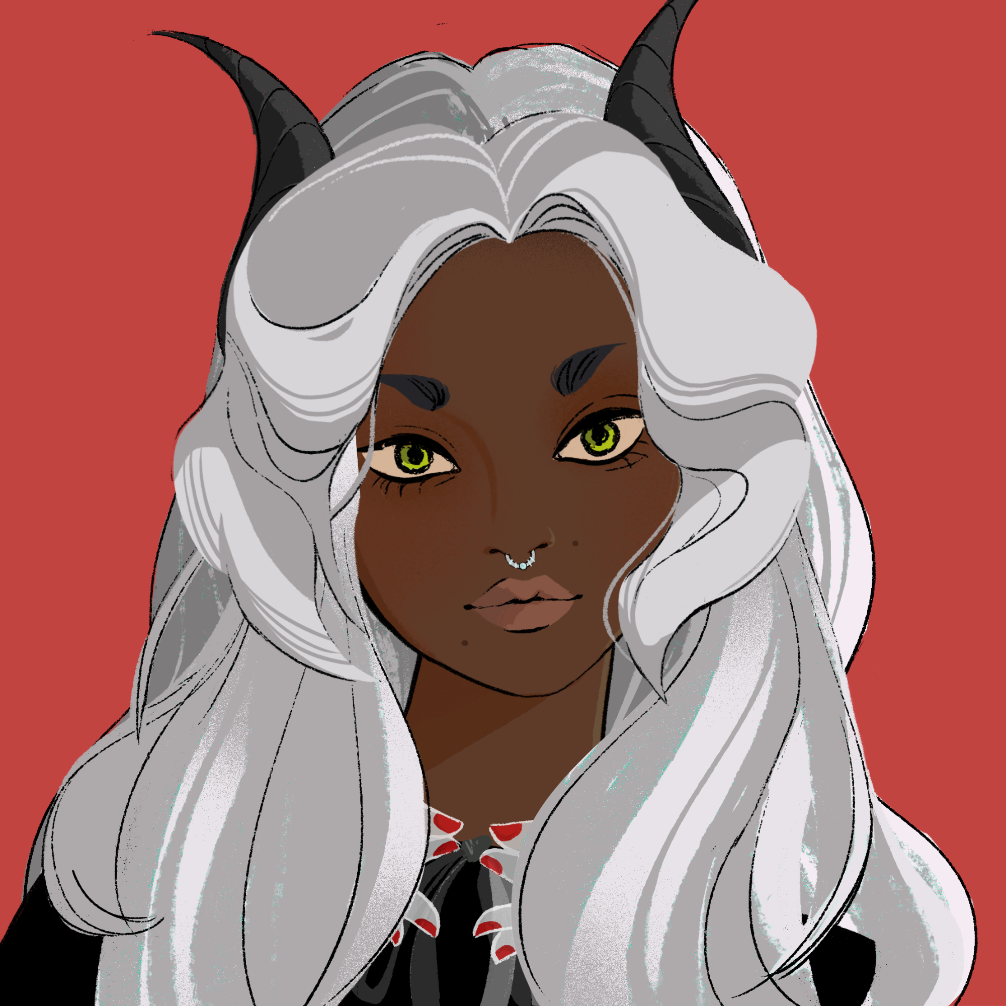 a portrait of Meldola, the deep stake