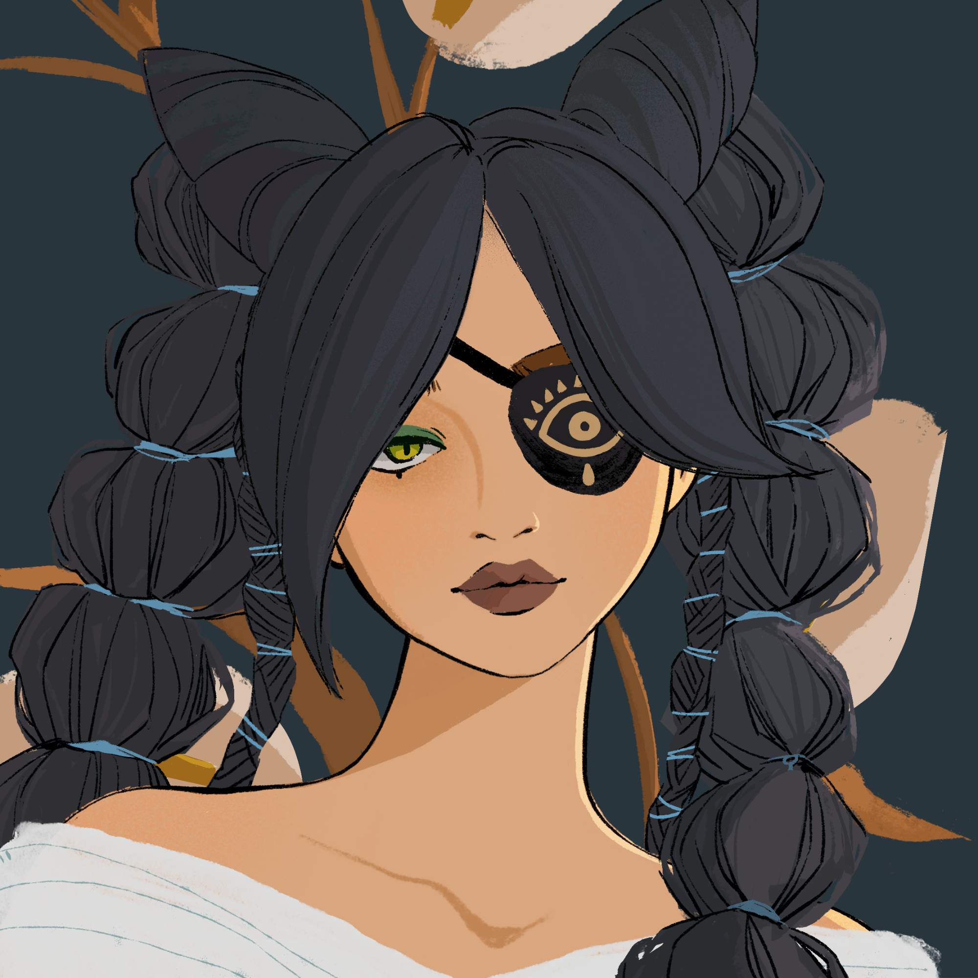 a portrait of Rose, the fine dew