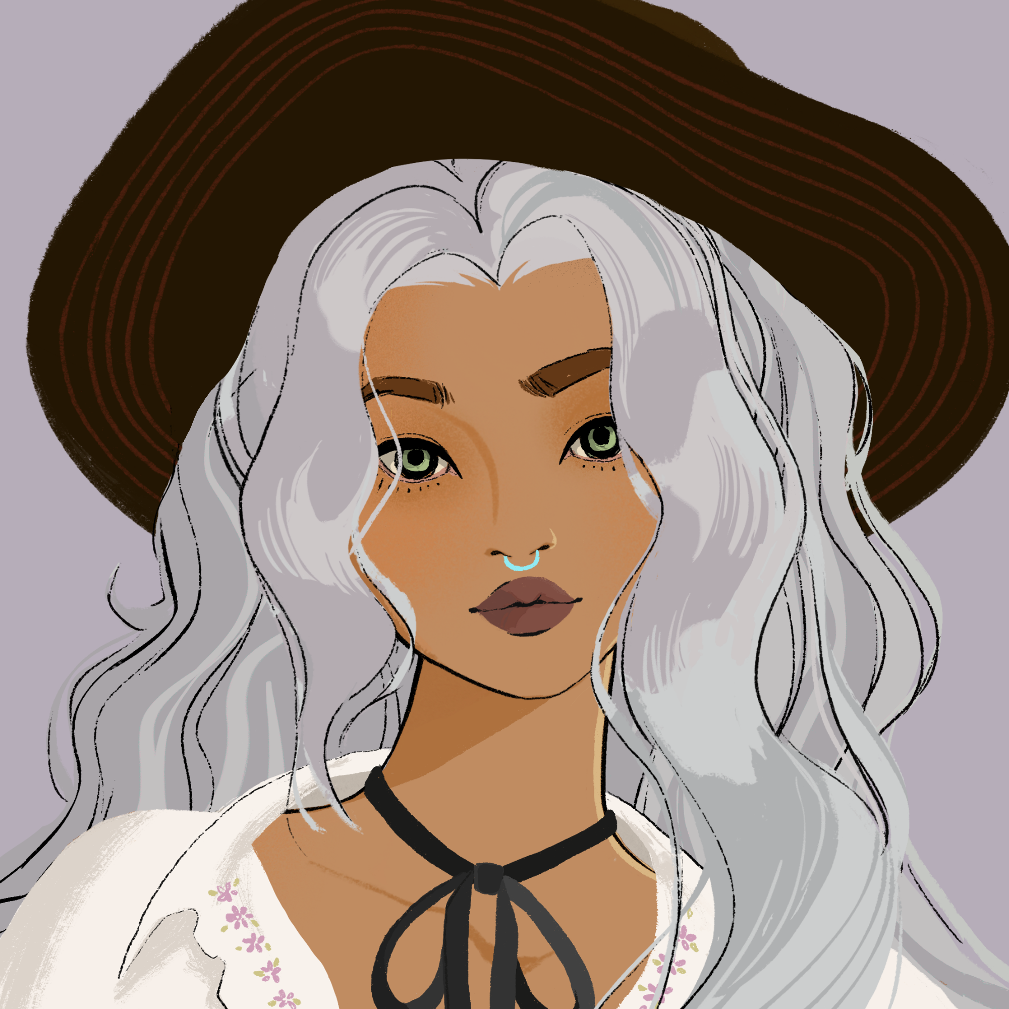 a portrait of Peanut, the verdant leaf