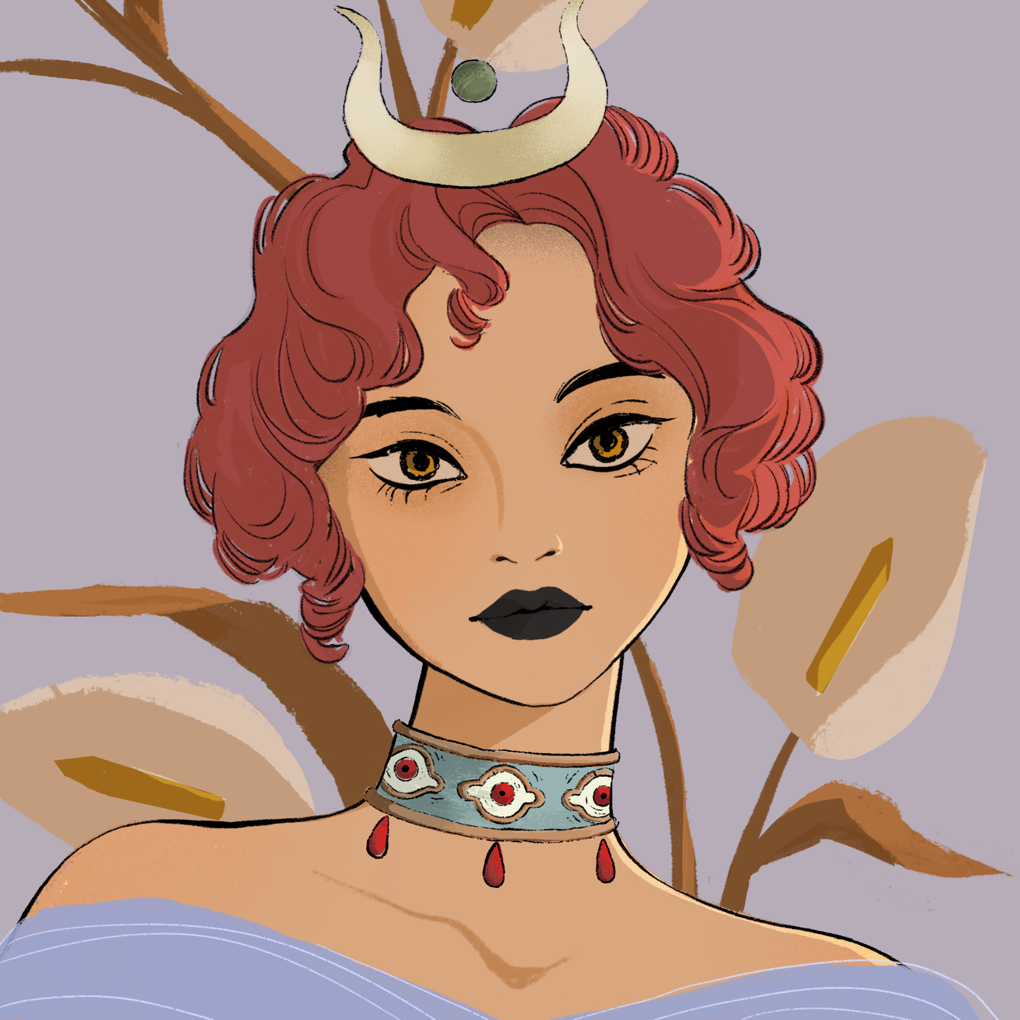 a portrait of Holly, the ambrosial petal
