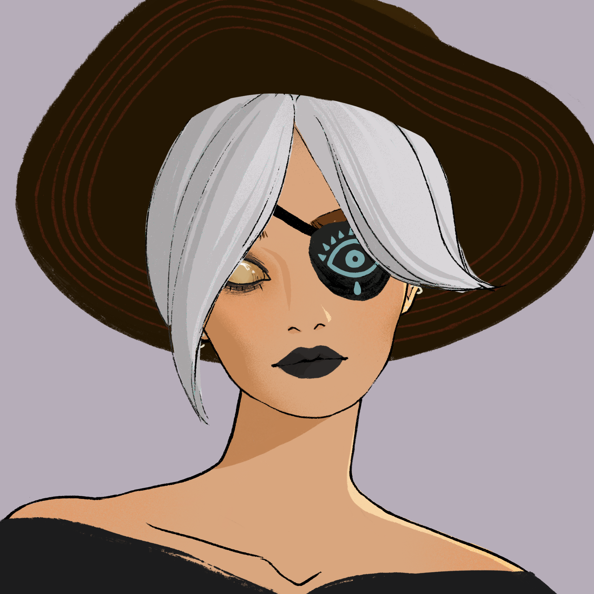 a portrait of Clover the fair