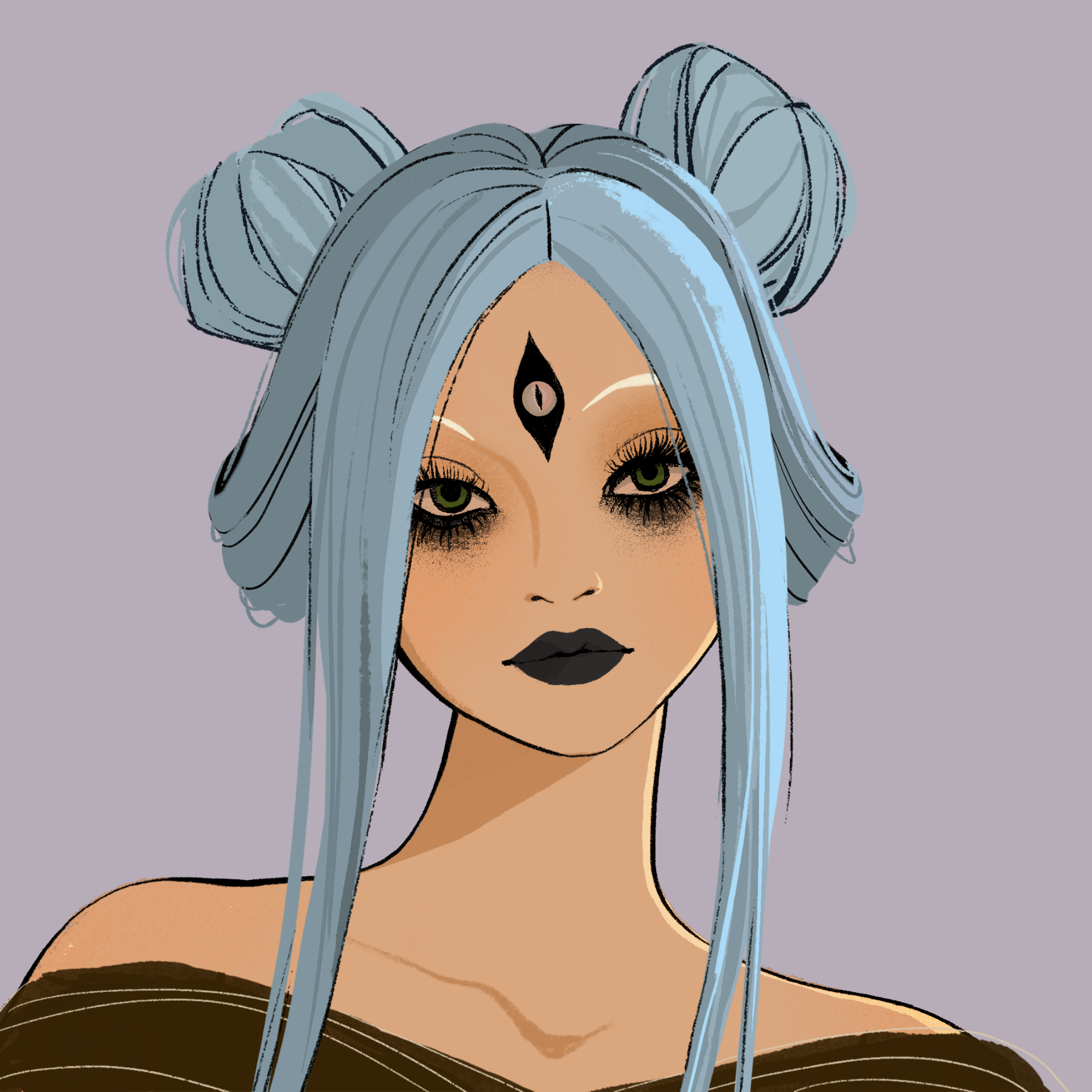 a portrait of Bagana, the crackling apocalypse