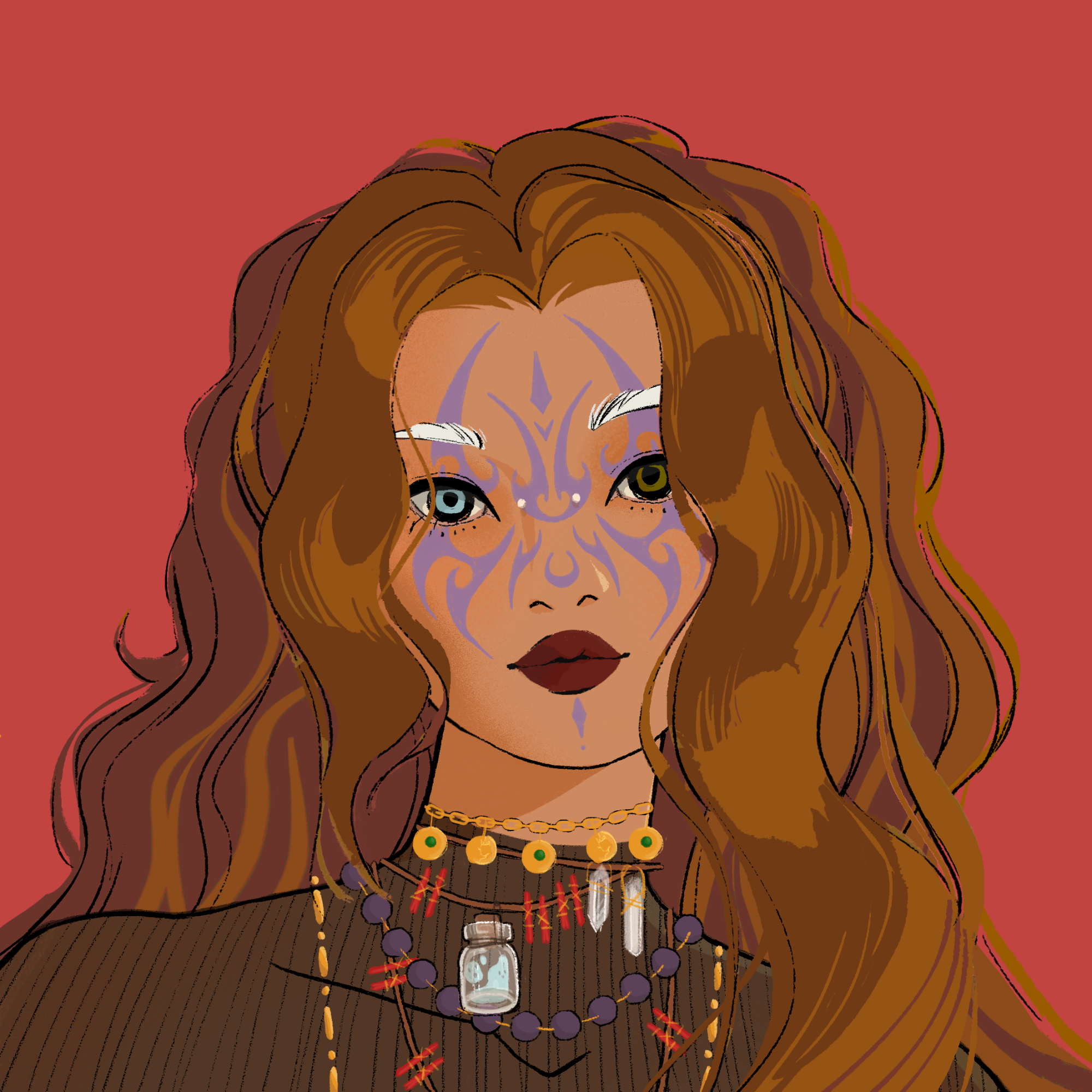 a portrait of Mageik, the bloody sparkler