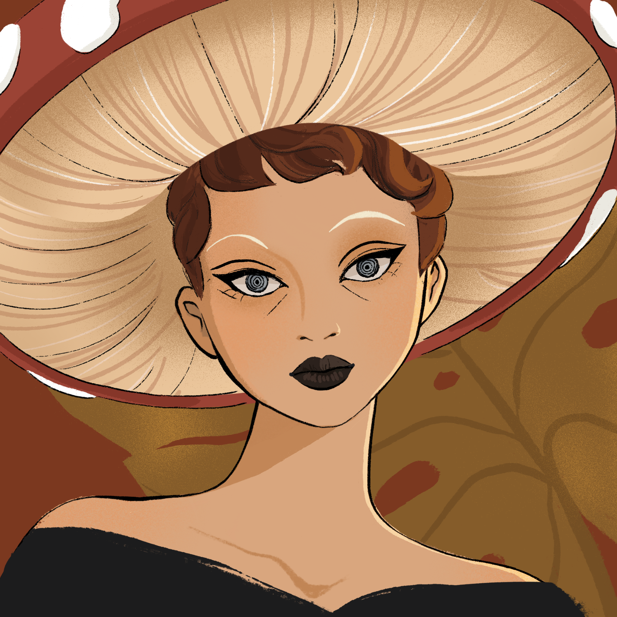 a portrait of Myrtle shortcake