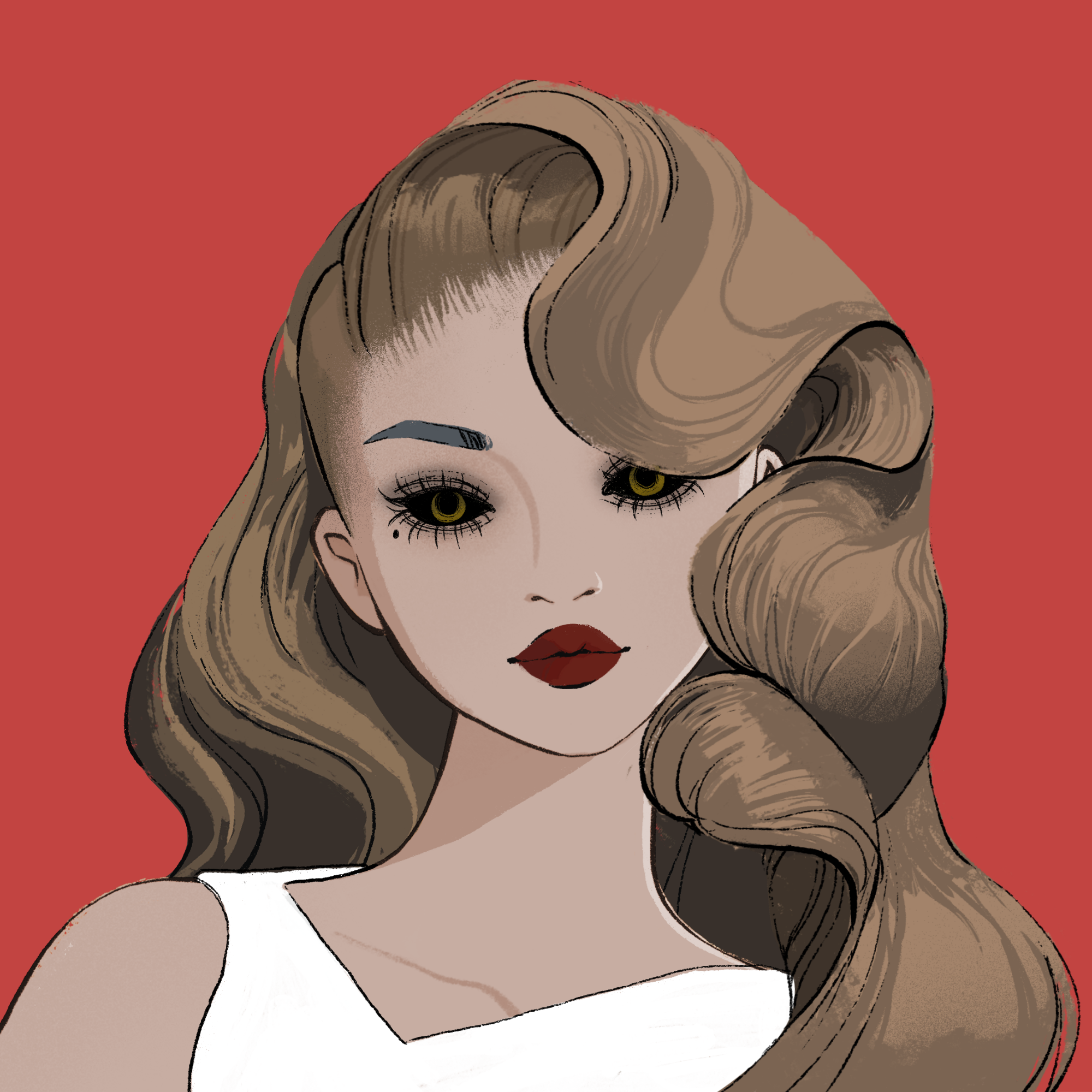 a portrait of Iron the solemn