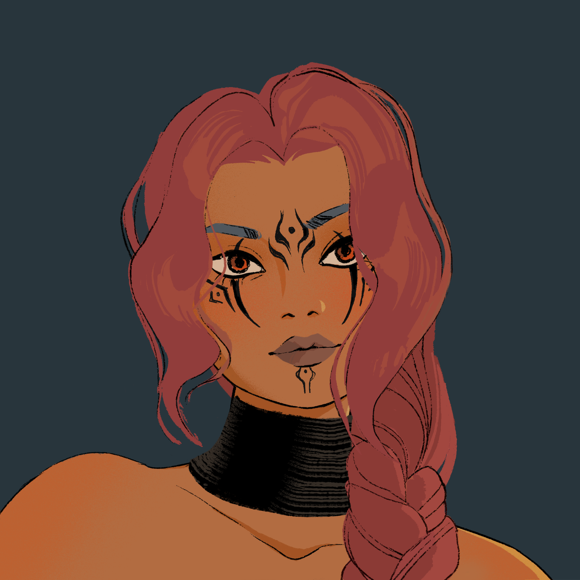 a portrait of Kone, the roasted cannon