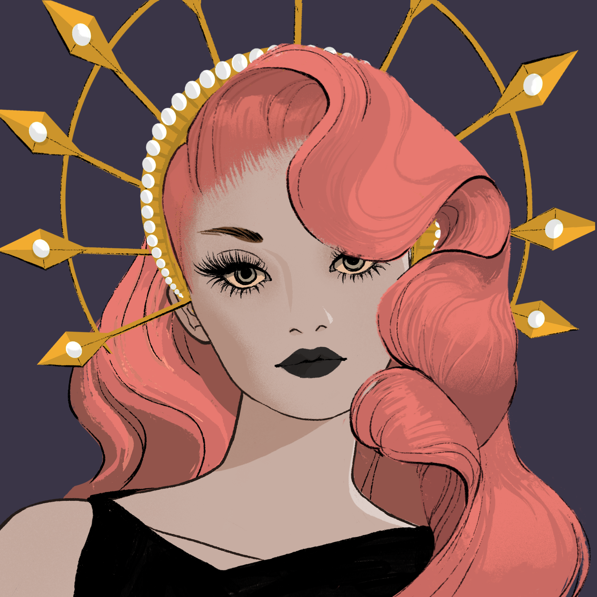 a portrait of Turquoise curio
