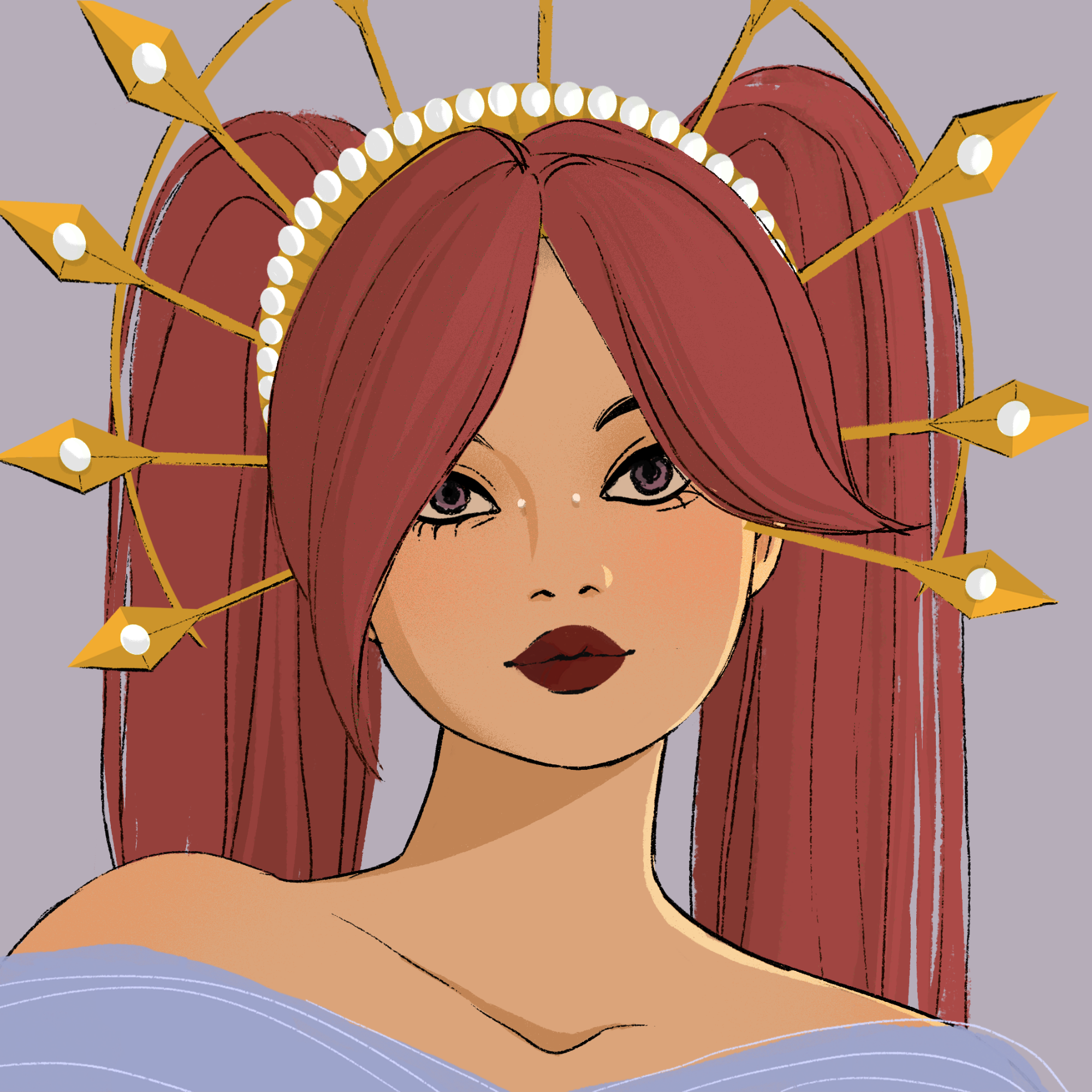 a portrait of Myrrh the scandalous