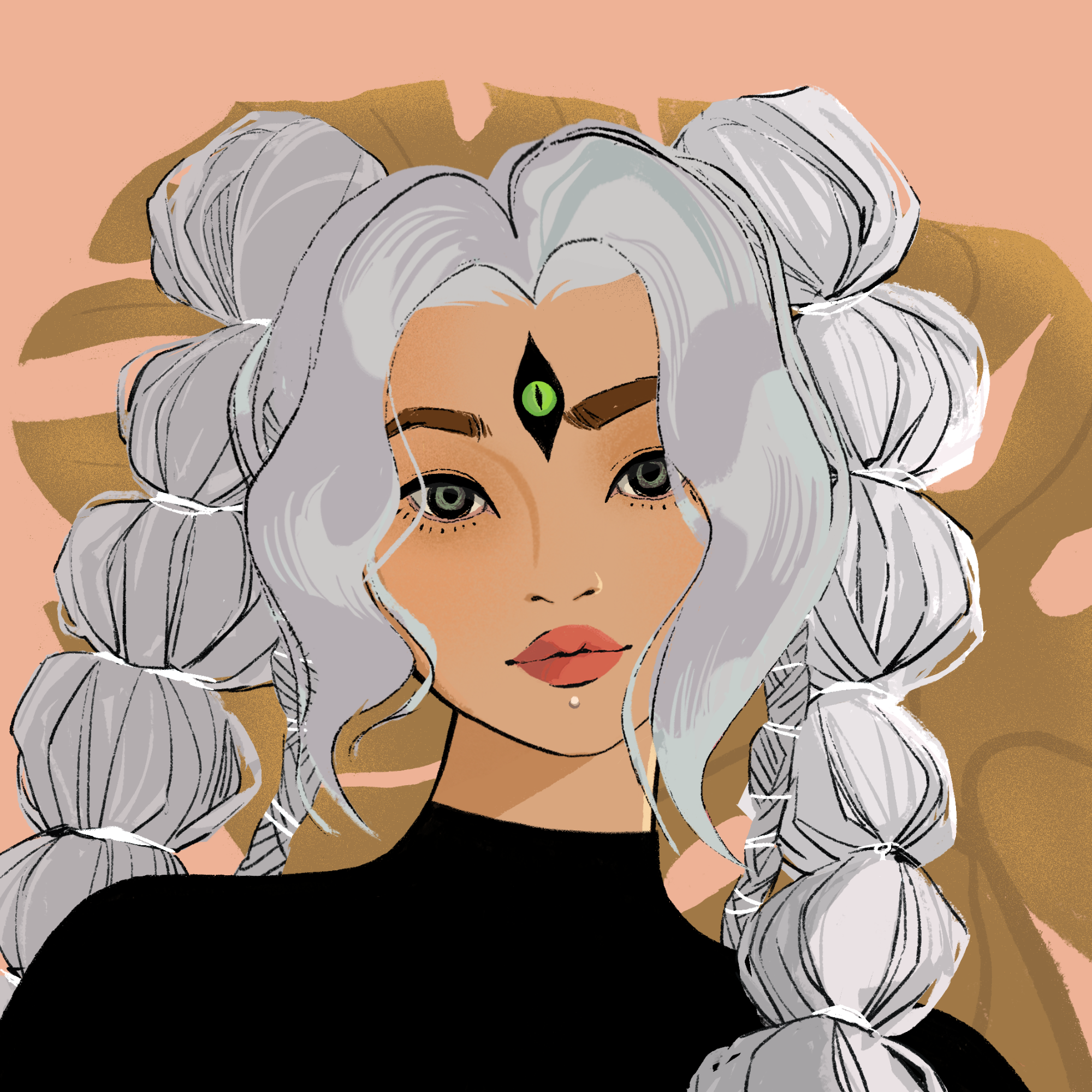 a portrait of Kadovar, the raging ruckus