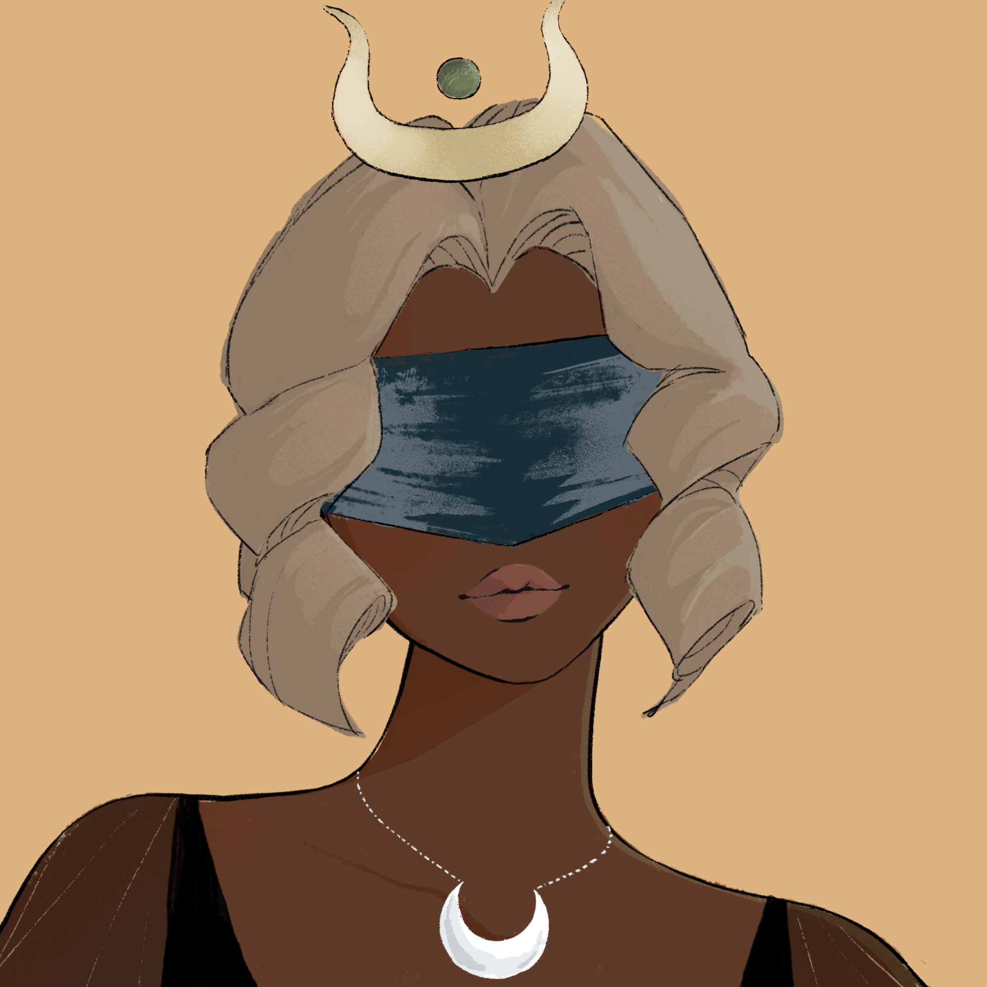 a portrait of Rosa, the effervescent delusion