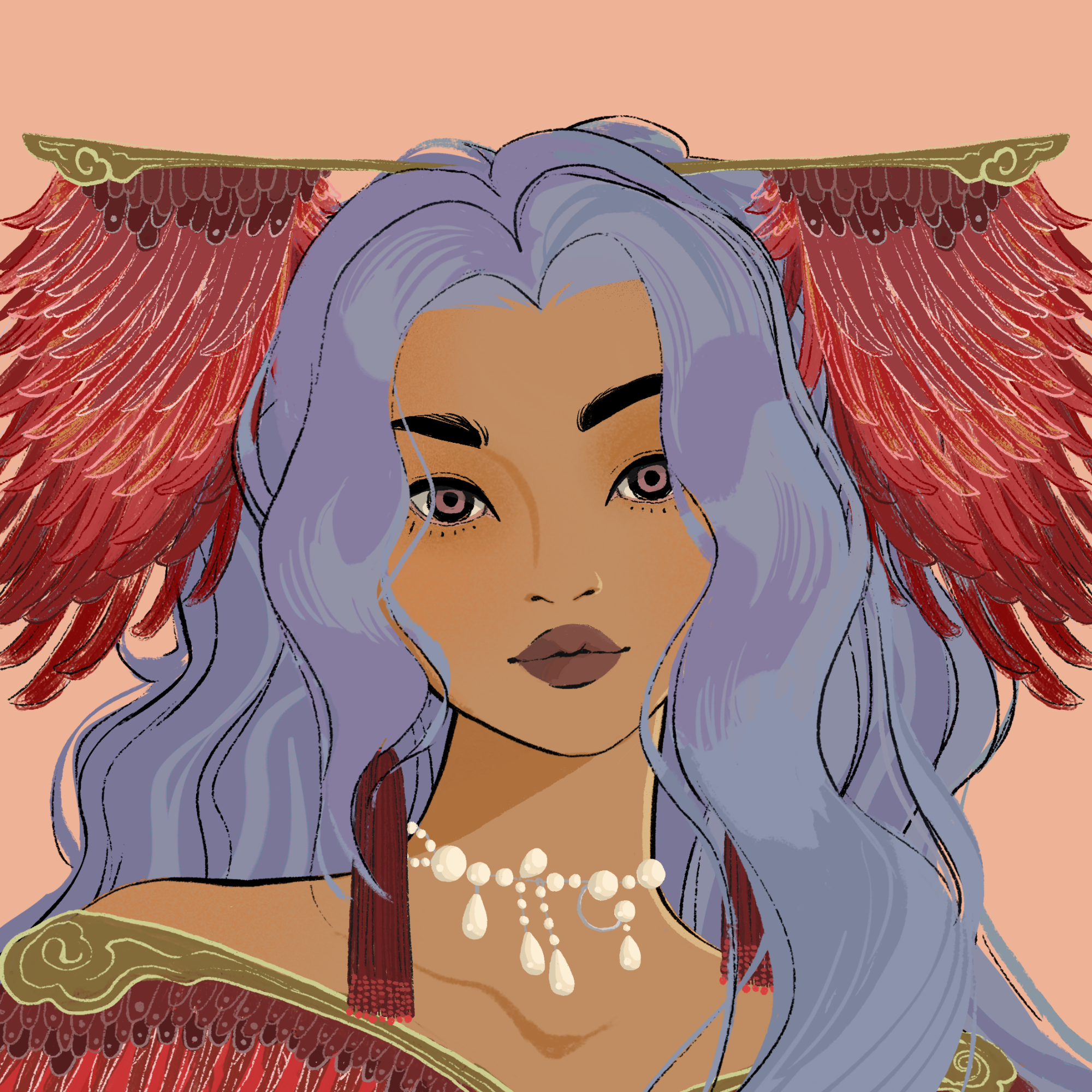 a portrait of Tourmaline the bewitching