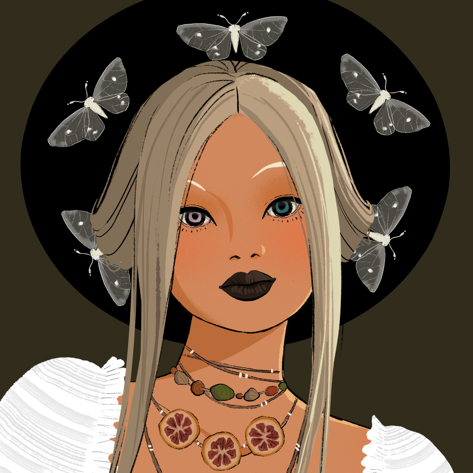 a portrait of Chickpea of the swamp