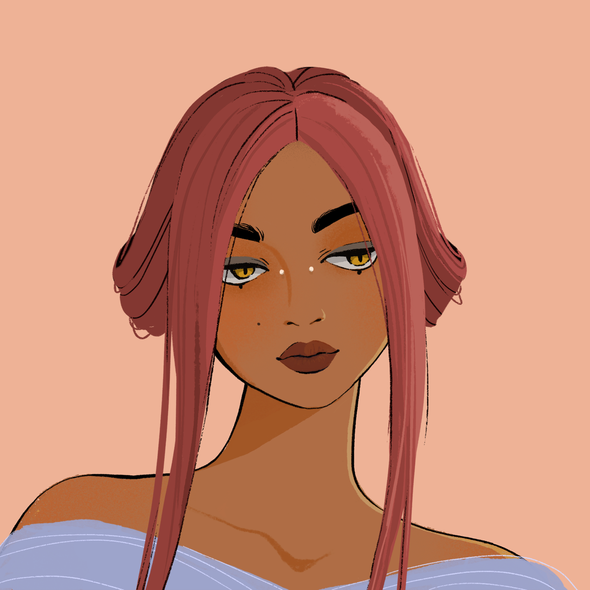 a portrait of Pummelo, the briny waterfall
