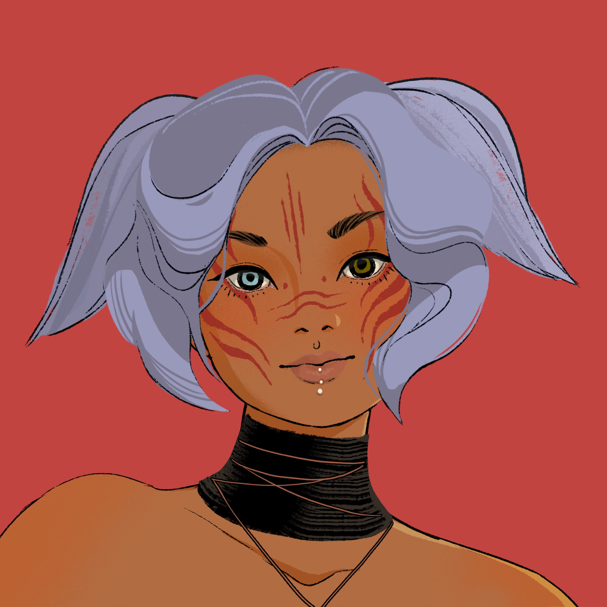 a portrait of Thunderstorm the heedless