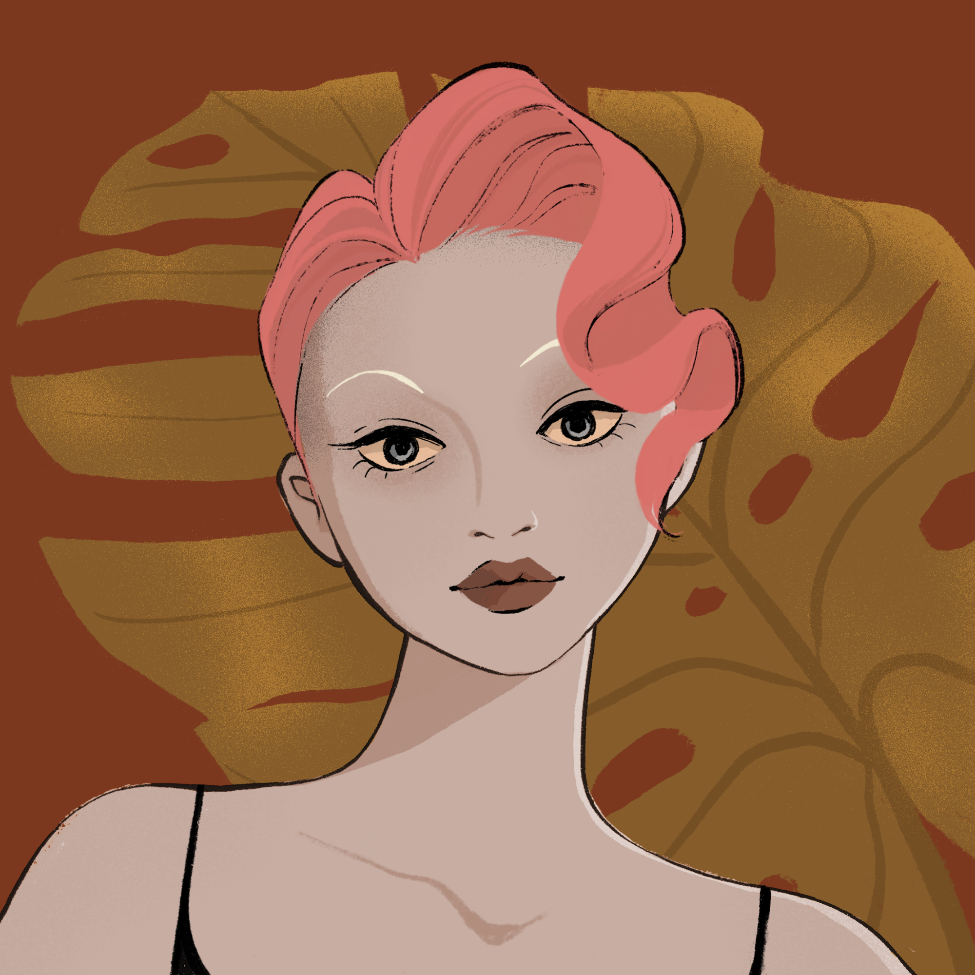 a portrait of Taffeta circlet