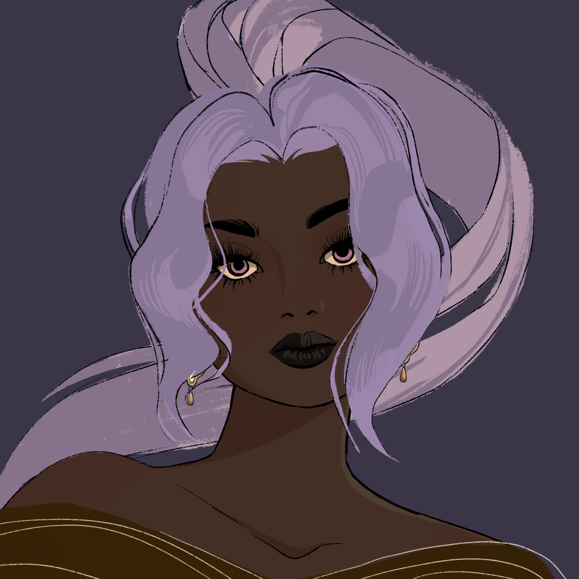 a portrait of Strawberry, the florescent isle