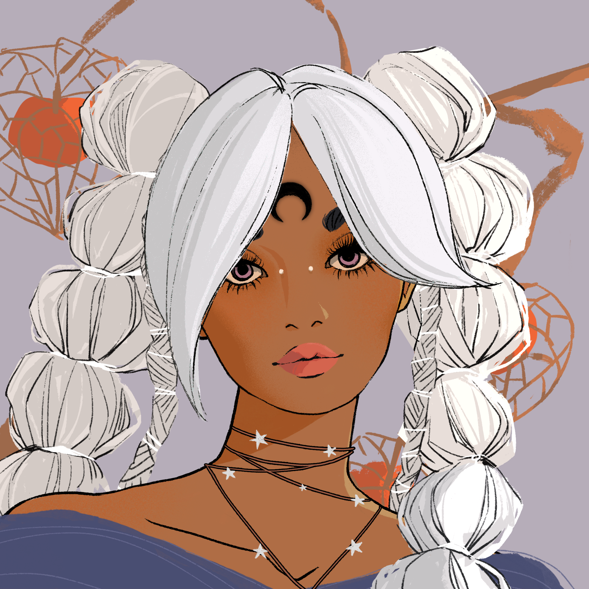 a portrait of Broccoli, the vermilion weed