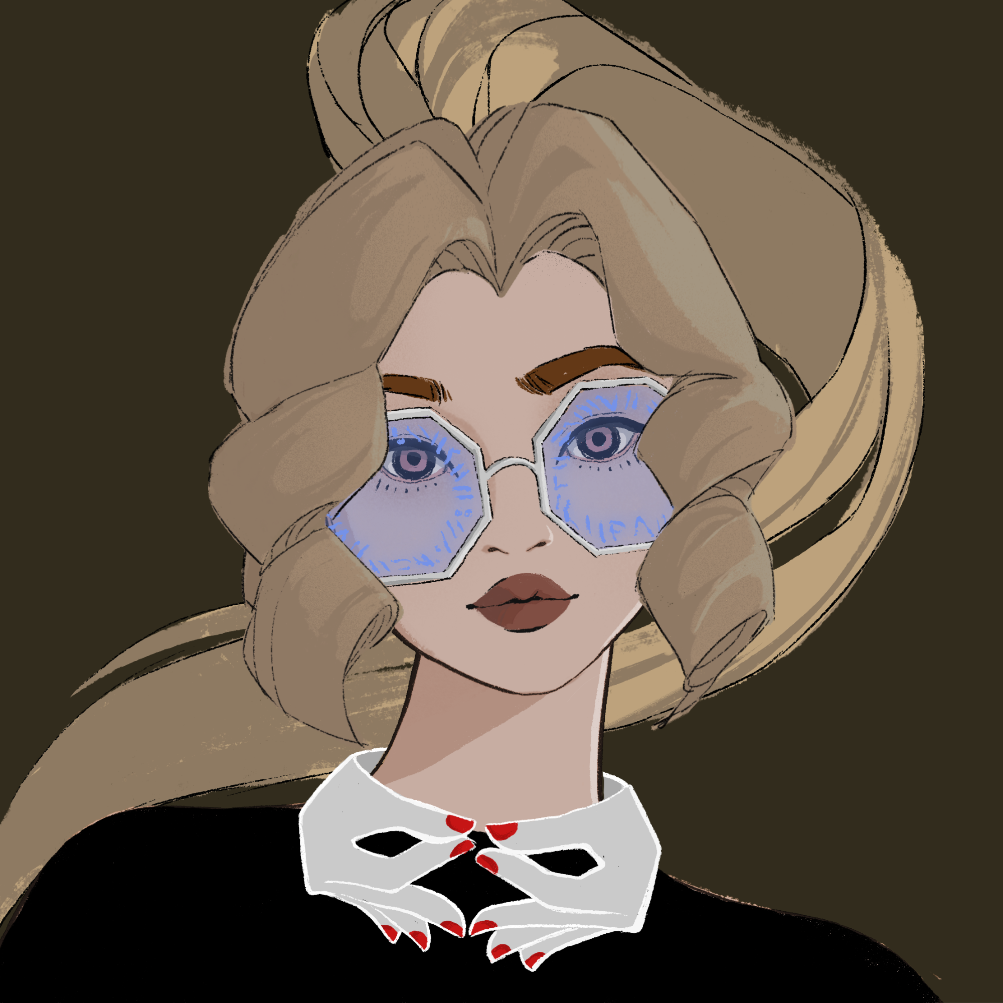 a portrait of Auriga, the basic gradient