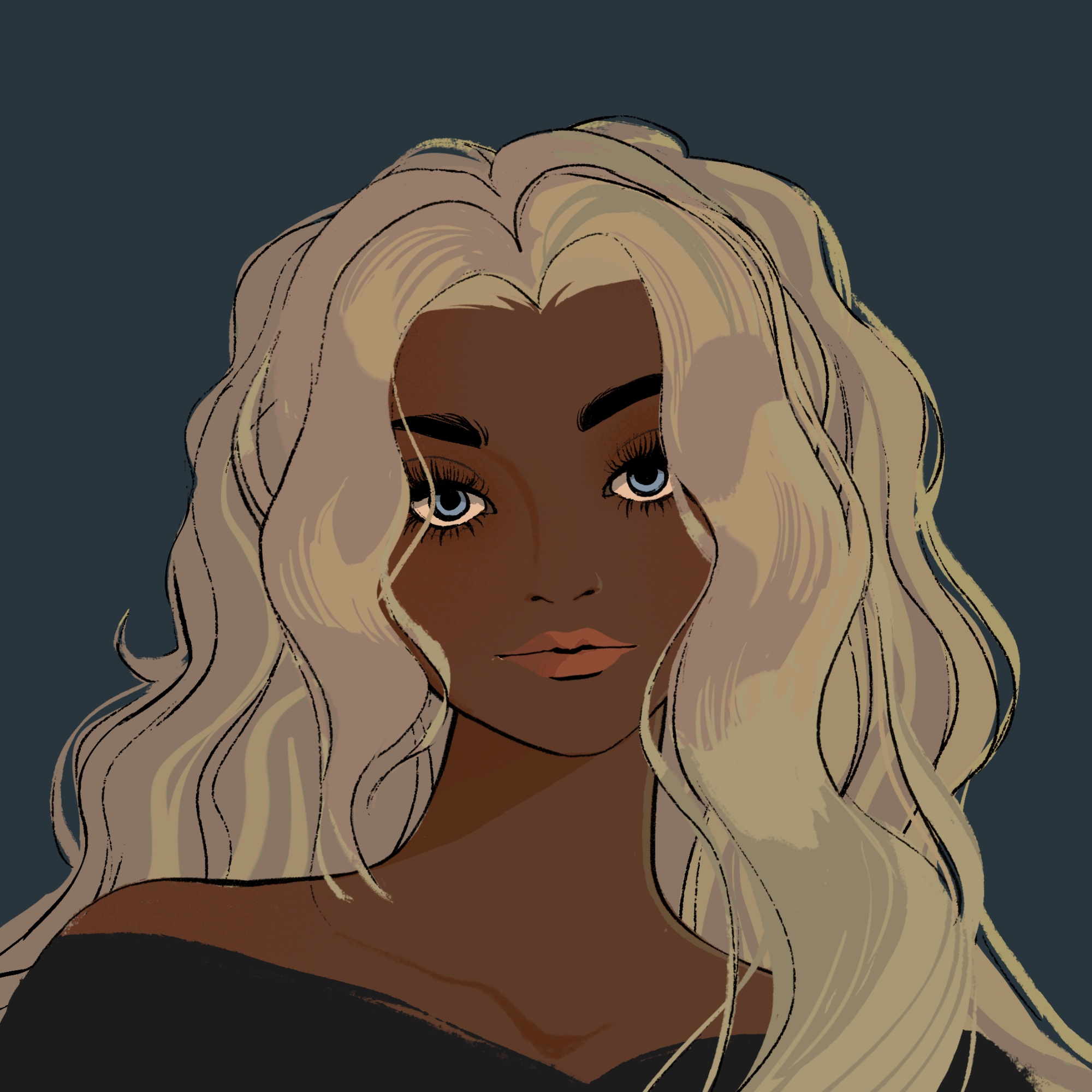 a portrait of Blackcurrant the unerring