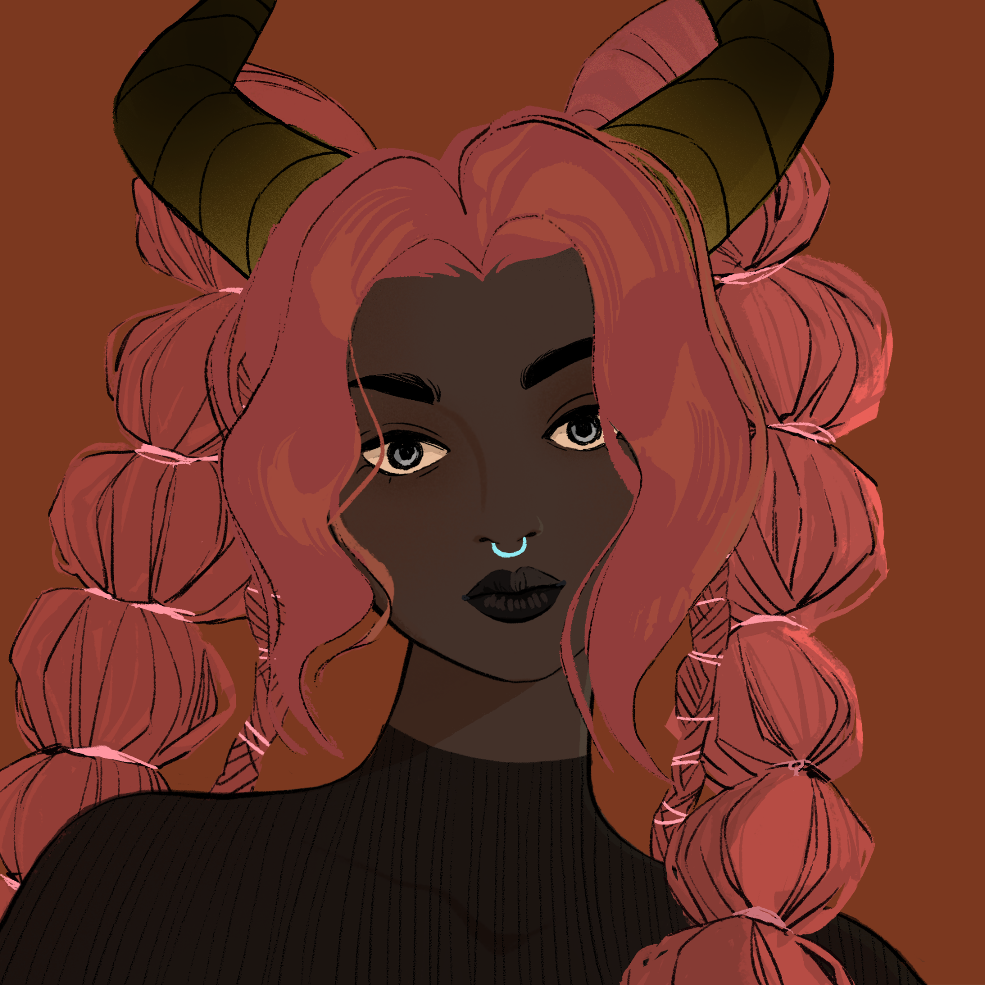 a portrait of Zimina, the other icicle